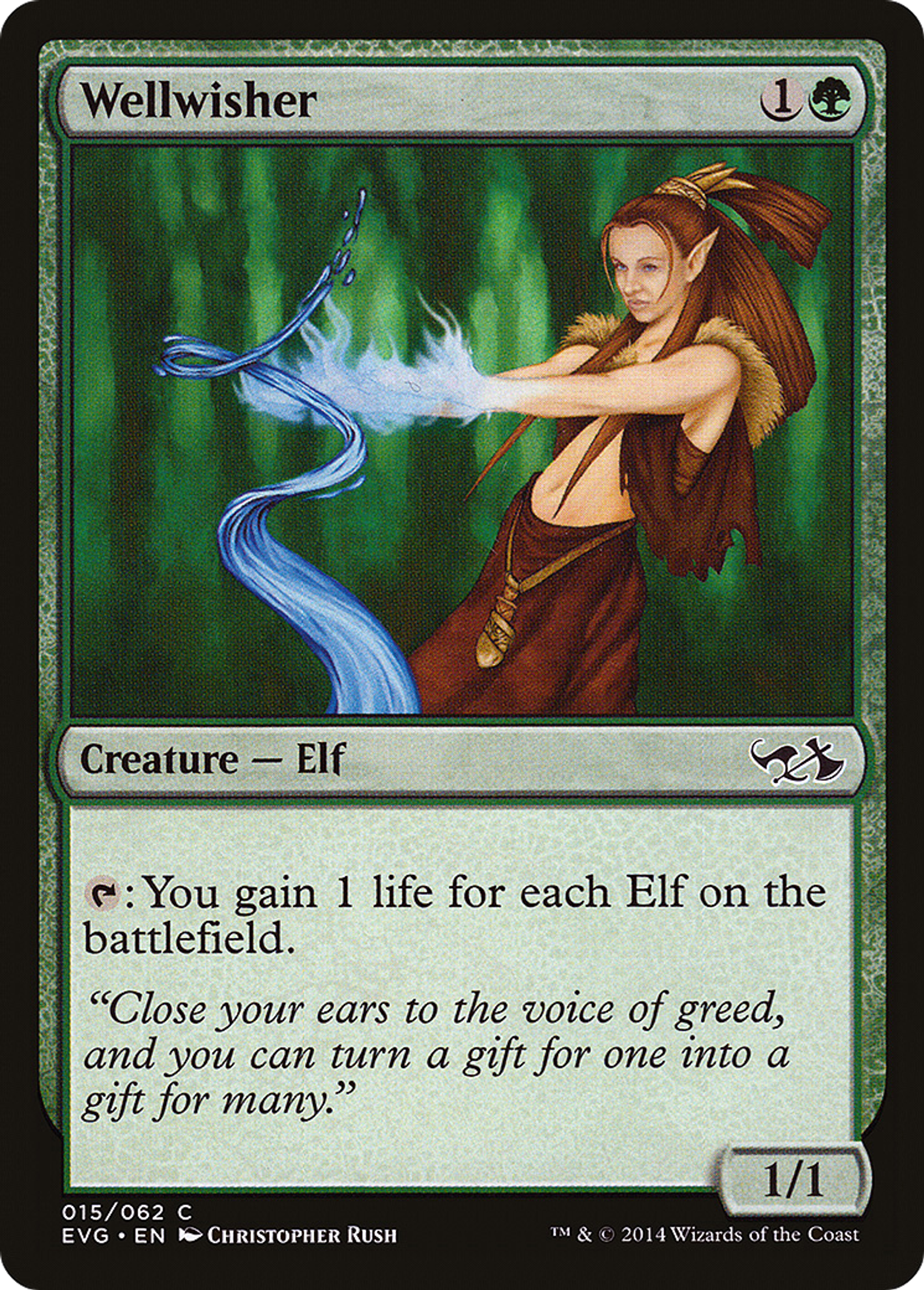 Wellwisher — Duel Decks Anthology: Elves vs. Goblins — Magic: The Gathering