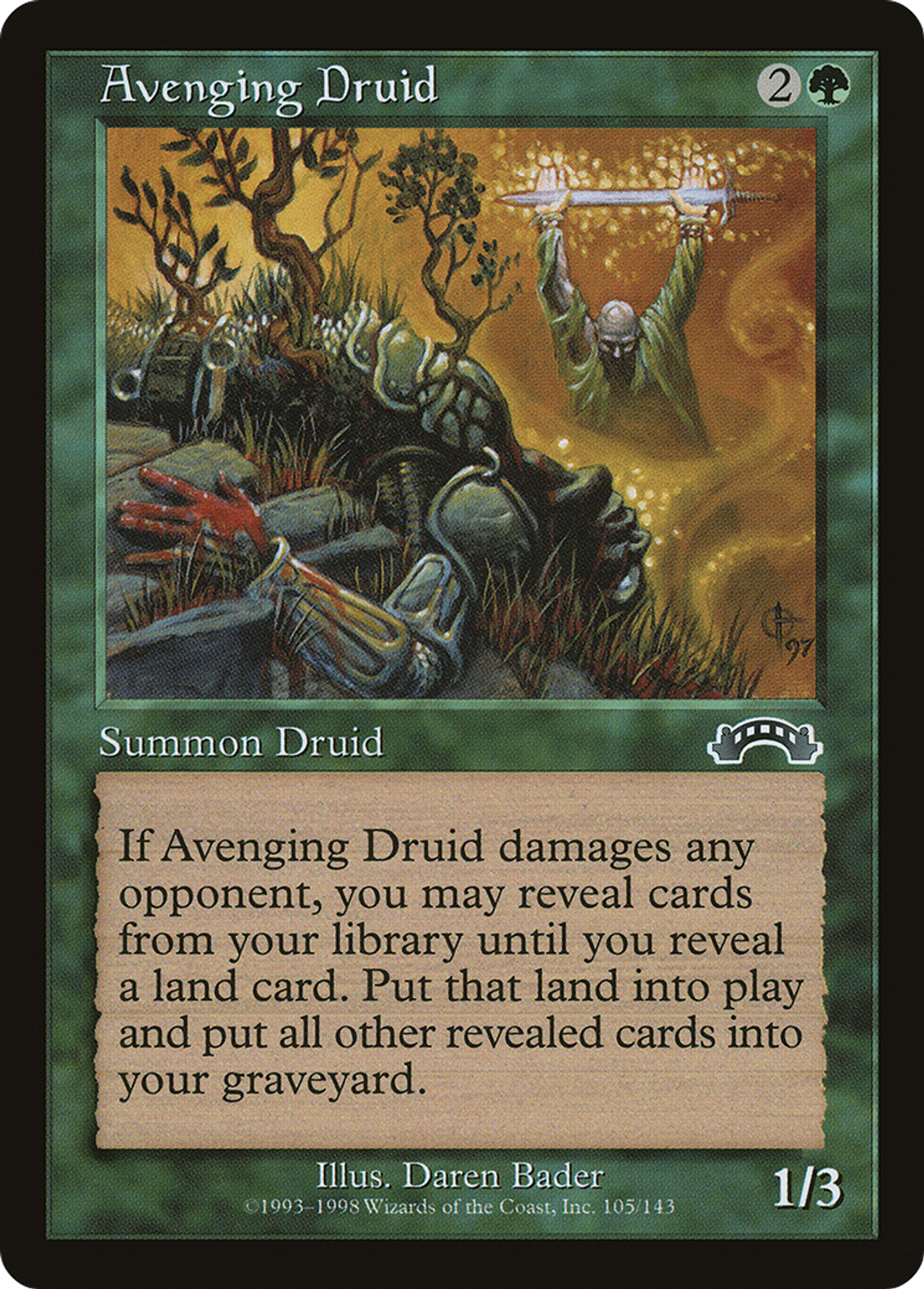 Druide vengeur — Exodus — Magic: The Gathering