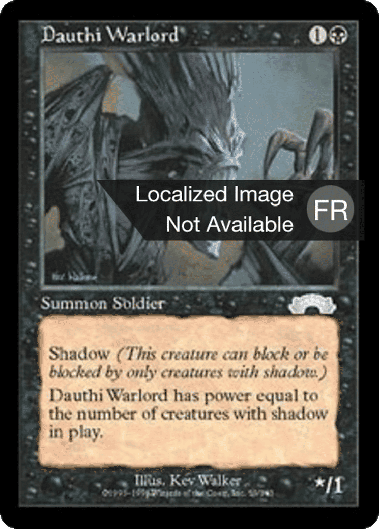Seigneur de guerre dauthi — Exodus — Magic: The Gathering