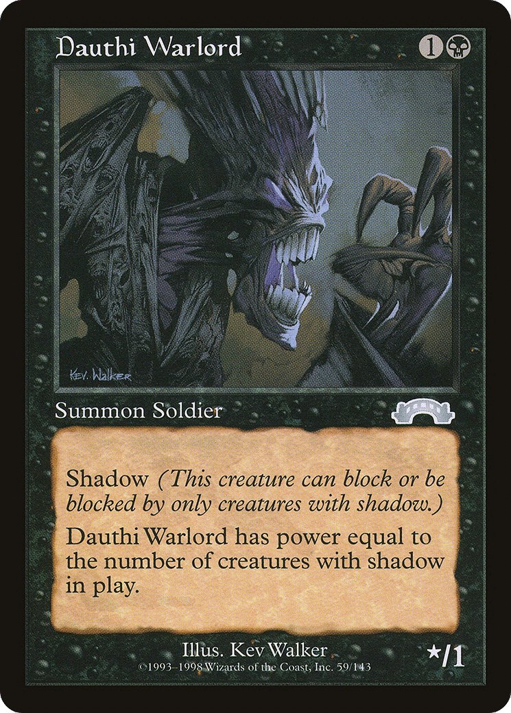 Dauthi Warlord — Exodus — Magic: The Gathering