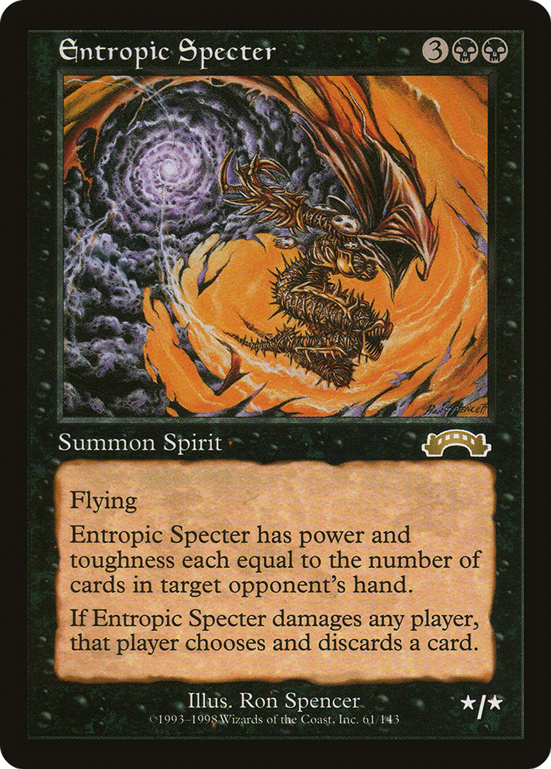 Entropic Specter — Exodus — Magic: The Gathering