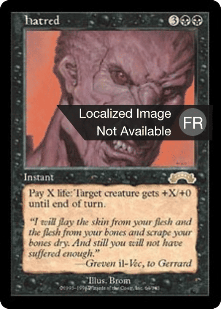 Haine — Exodus — Magic: The Gathering
