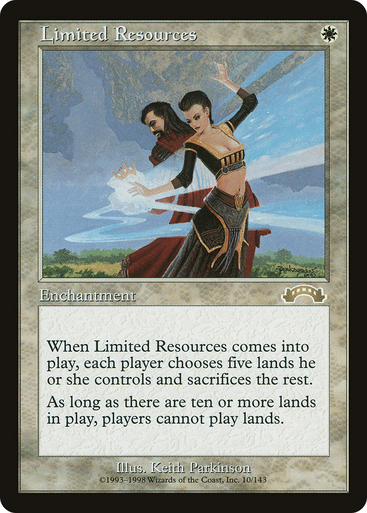 Limited Resources — Exodus — Magic: The Gathering