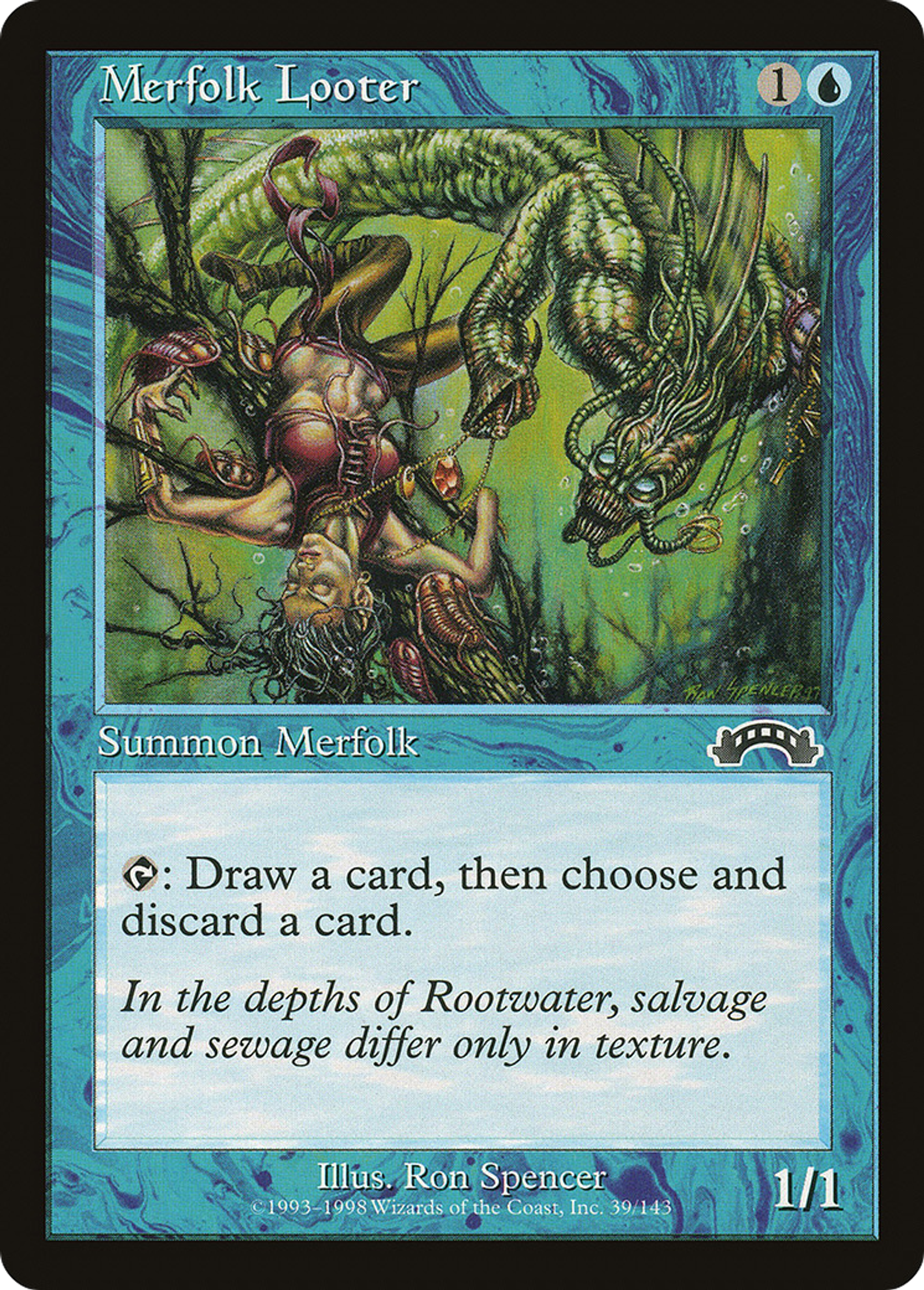 Détrousseur ondin — Exodus — Magic: The Gathering