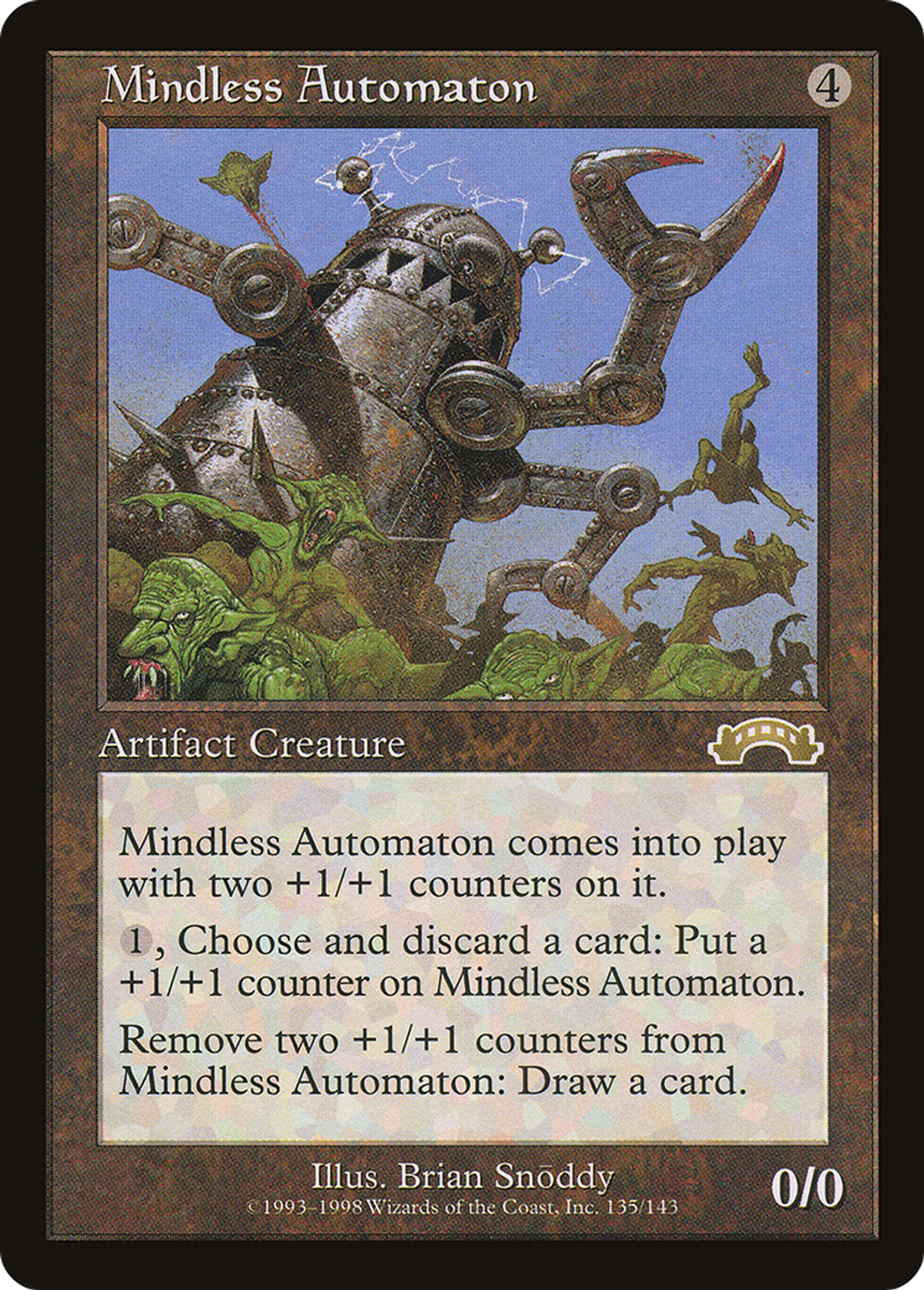 Mindless Automaton — Exodus — Magic: The Gathering