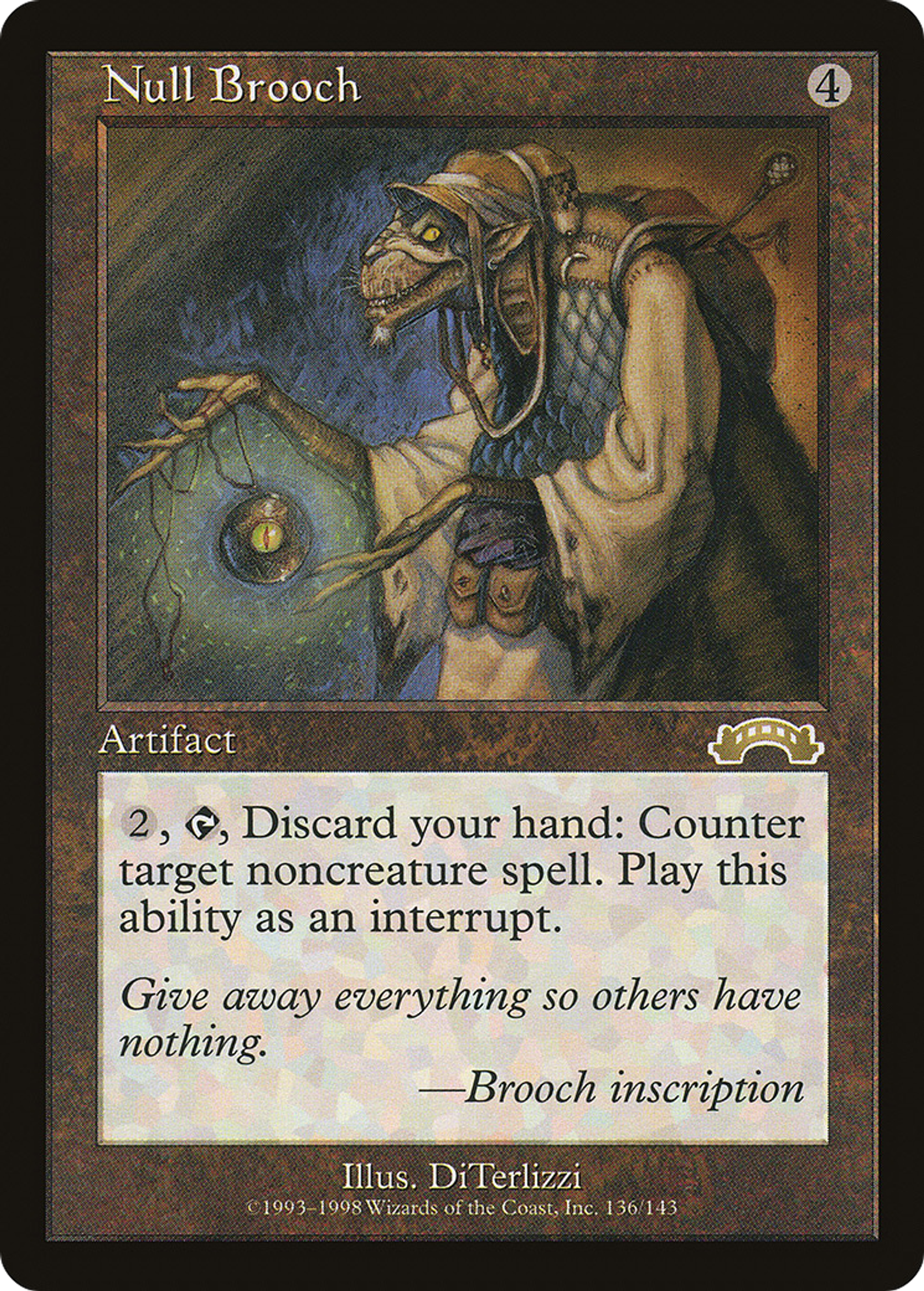 Null Brooch — Exodus — Magic: The Gathering