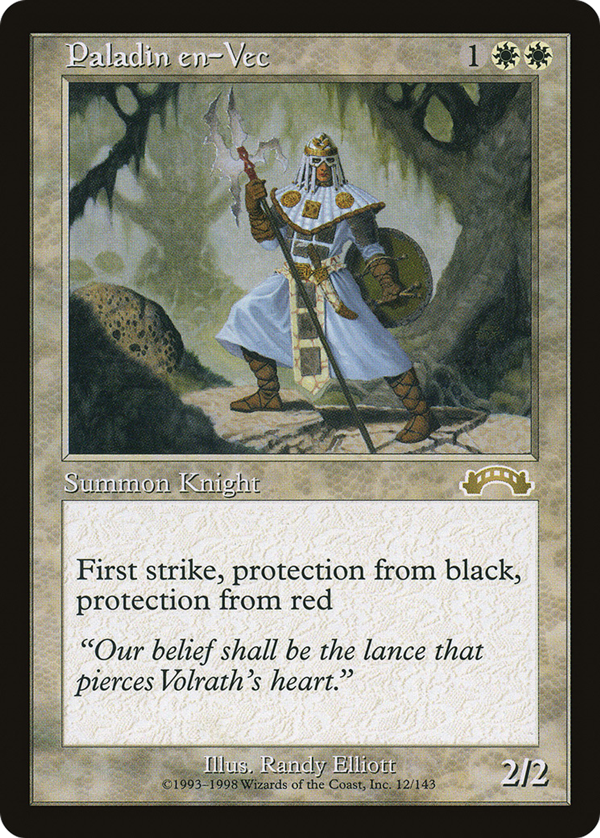 Paladin en-Vec — Exodus — Magic: The Gathering