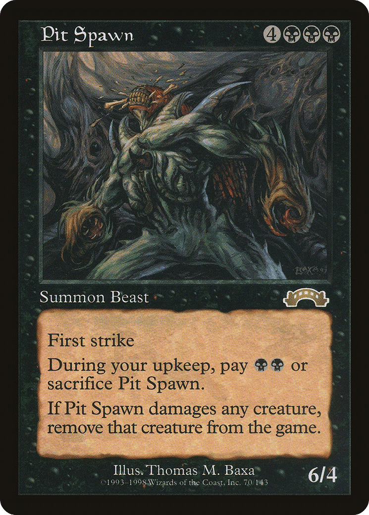 Pit Spawn — Exodus — Magic: The Gathering