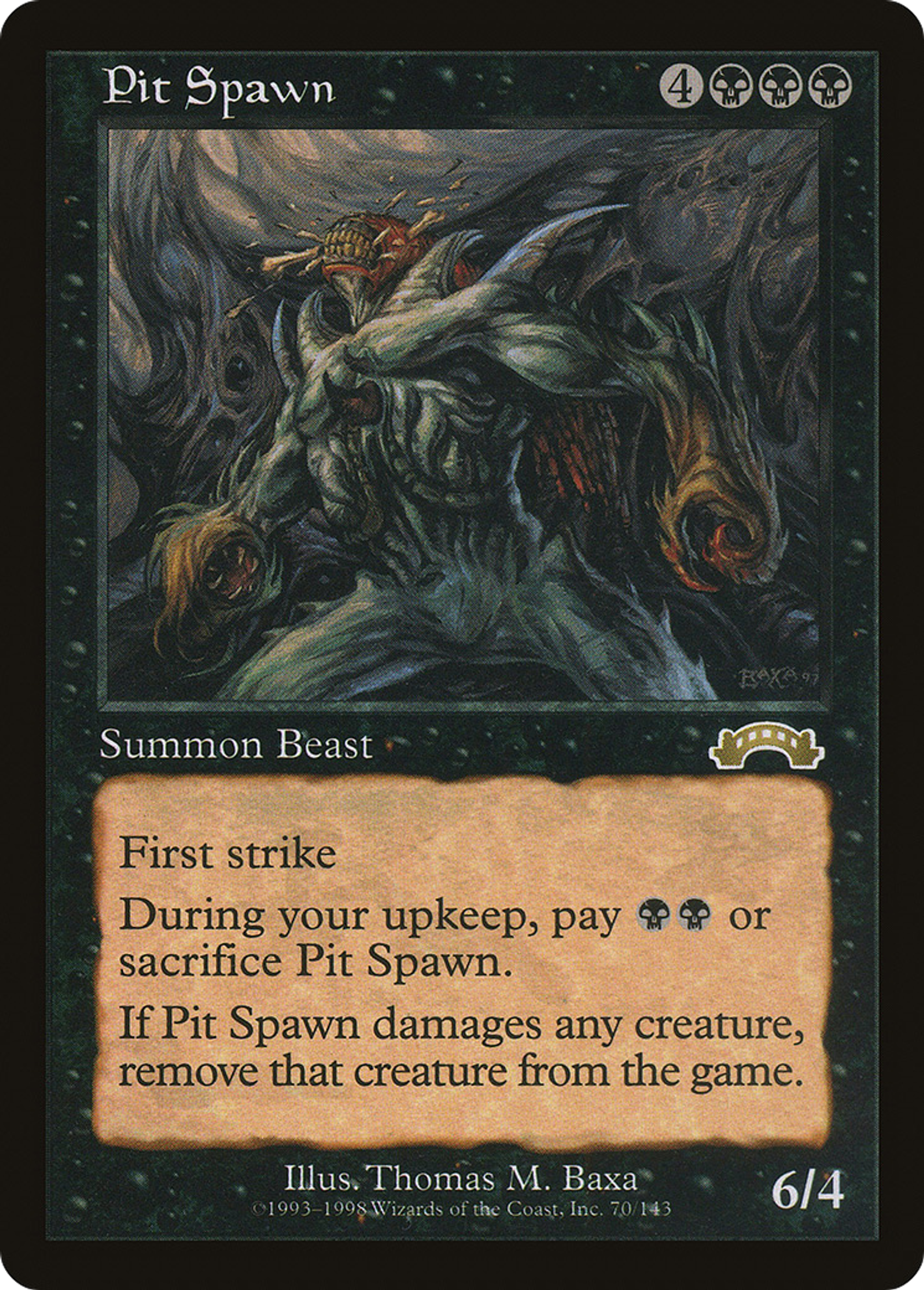 Pit Spawn — Exodus — Magic: The Gathering