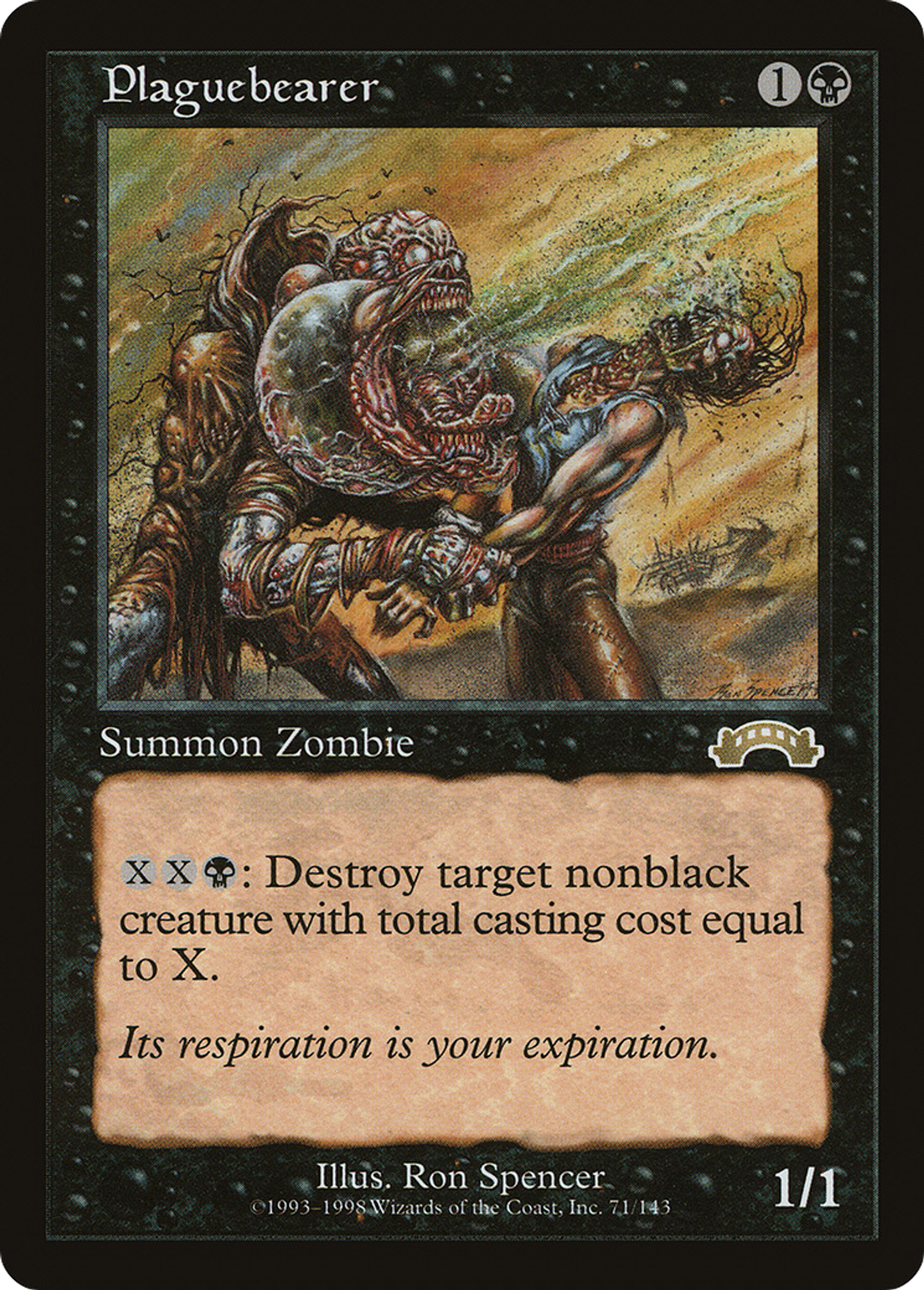 Plaguebearer — Exodus — Magic: The Gathering