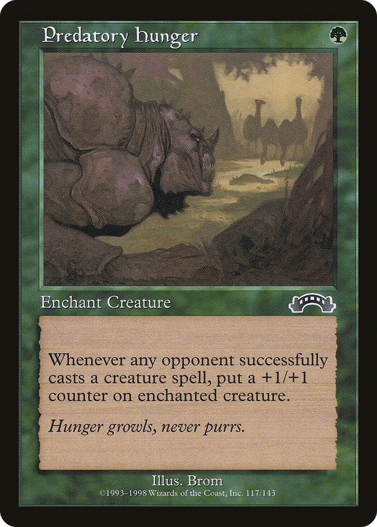 Predatory Hunger — Exodus — Magic: The Gathering