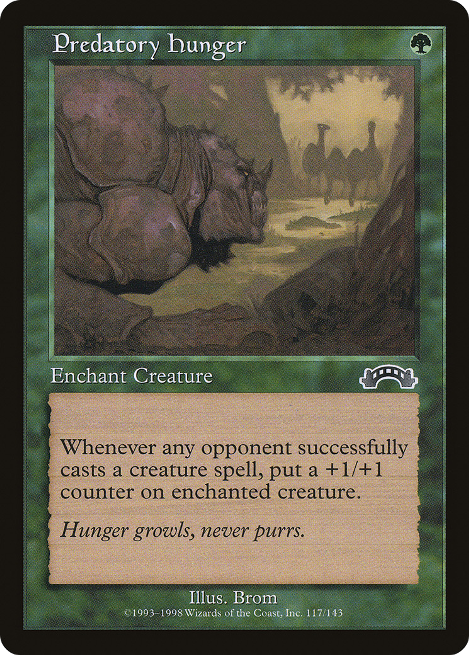 Predatory Hunger — Exodus — Magic: The Gathering