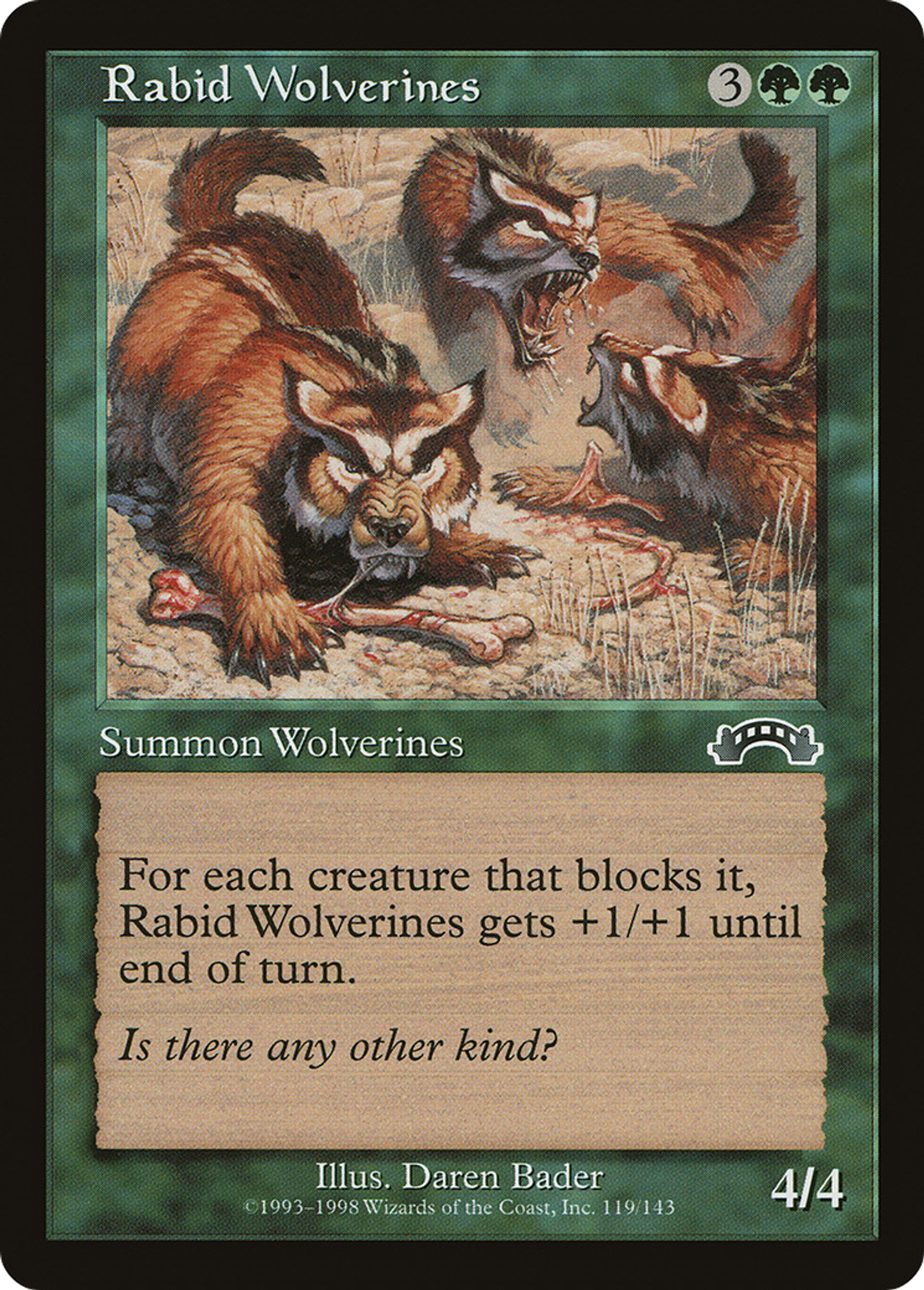 Gloutons enragés — Exodus — Magic: The Gathering