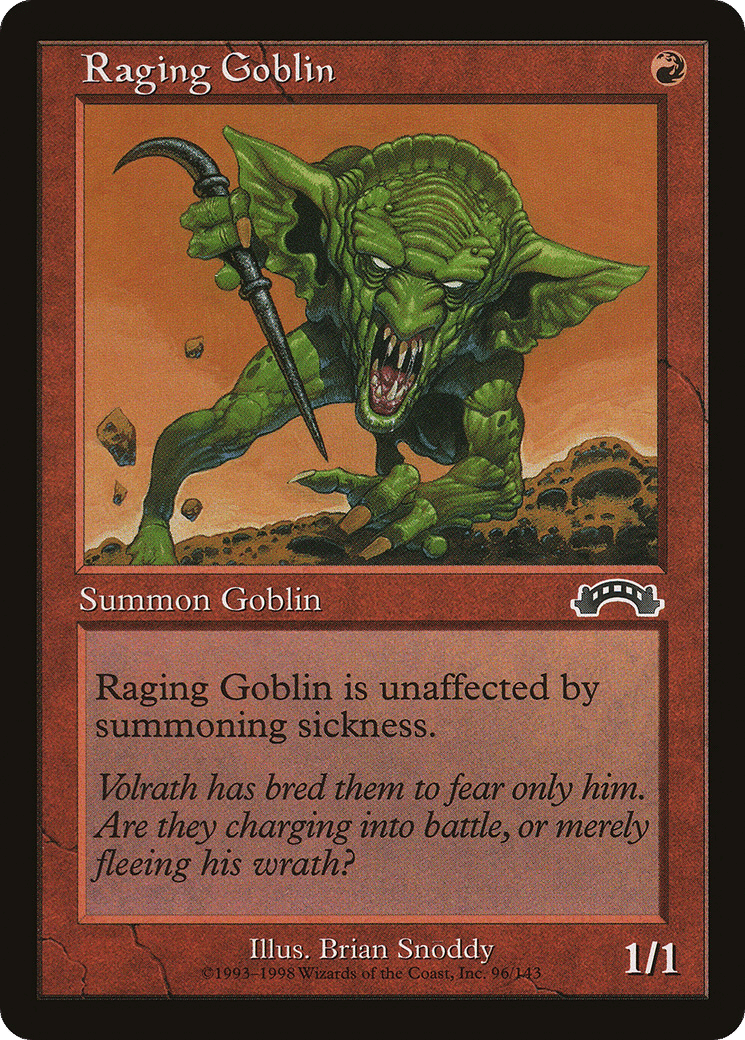 Raging Goblin — Exodus — Magic: The Gathering