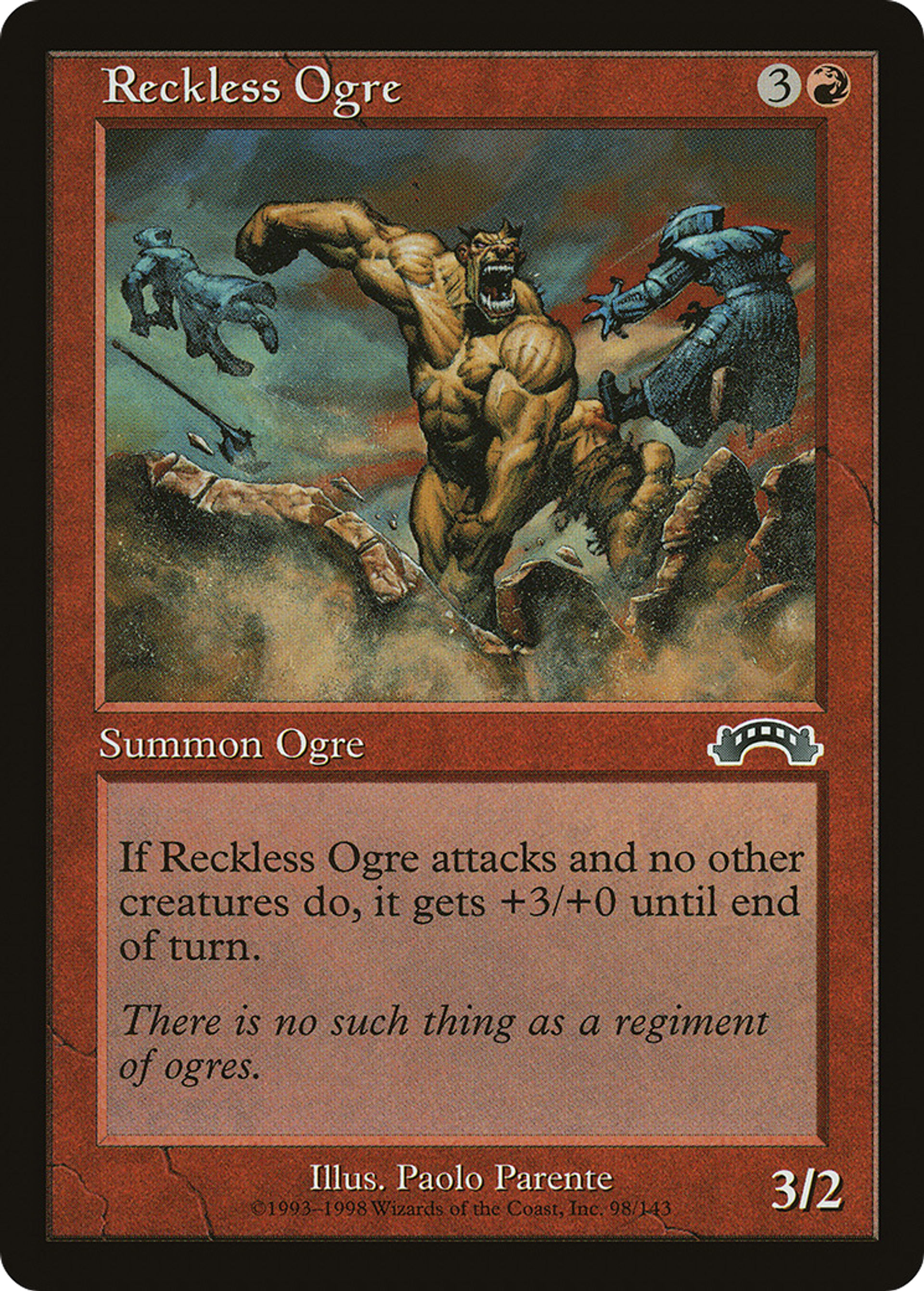 Ogre téméraire — Exodus — Magic: The Gathering