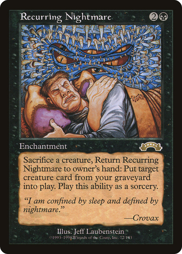 Recurring Nightmare — Exodus — Magic: The Gathering