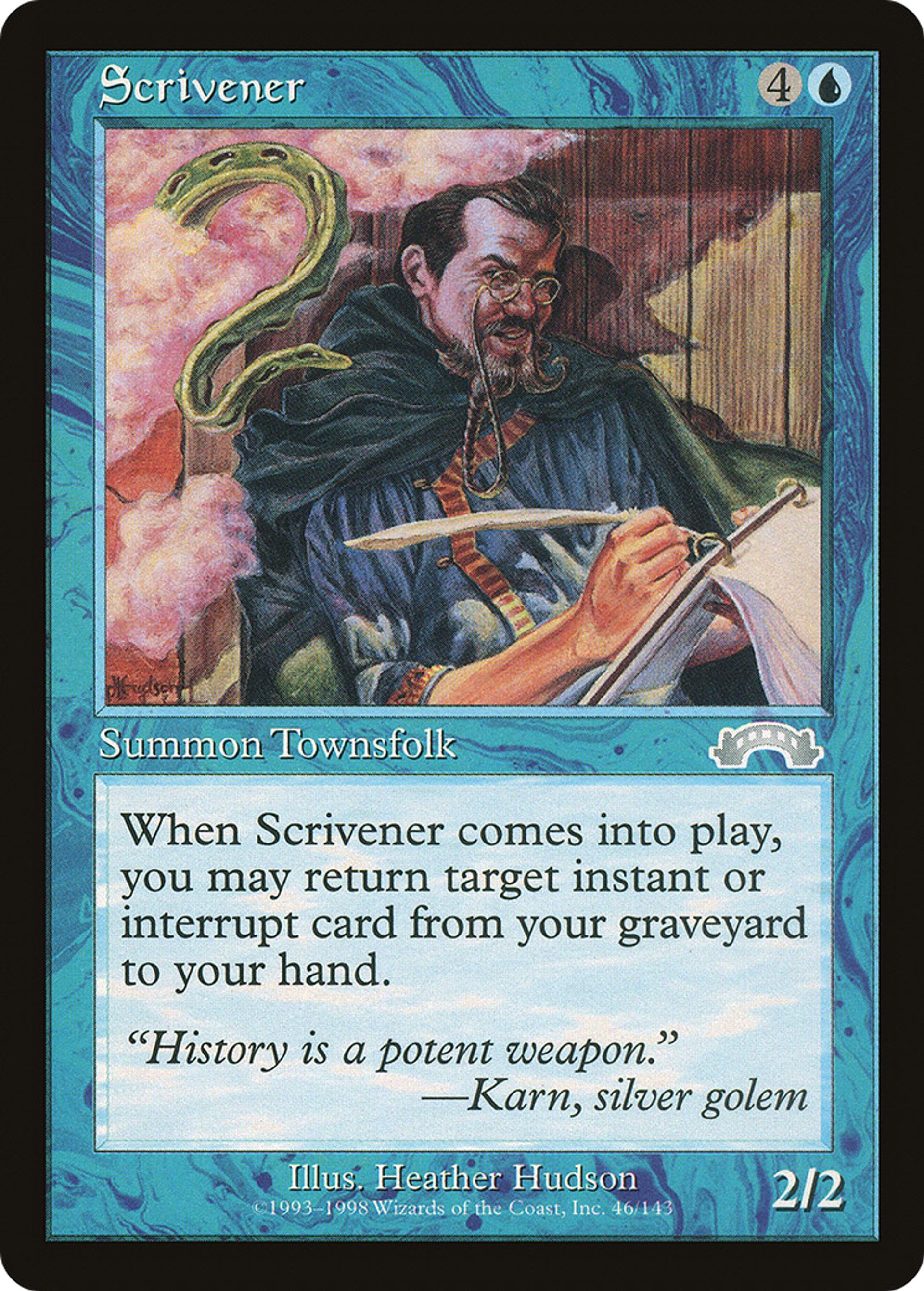 Scribouillard — Exodus — Magic: The Gathering