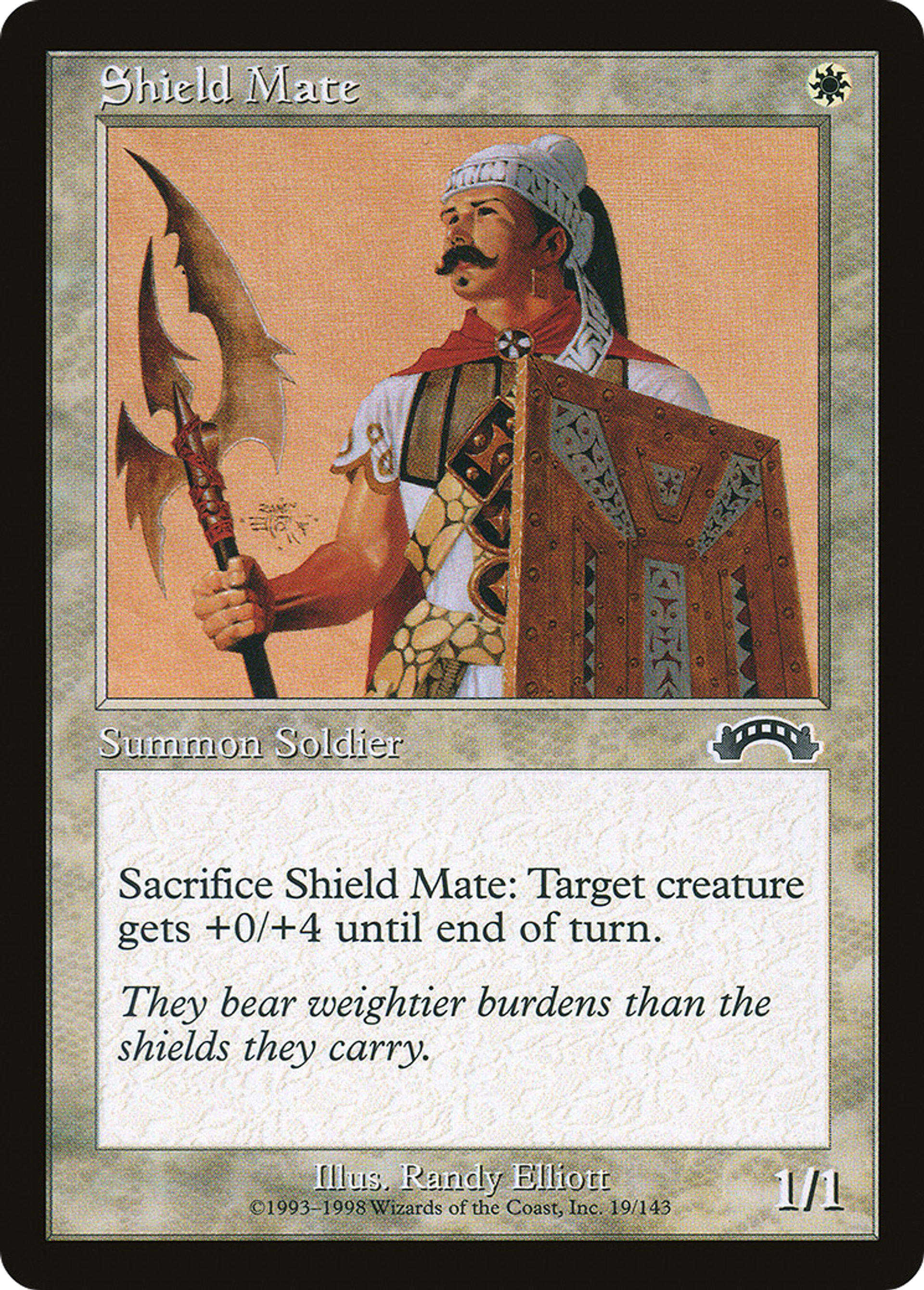 Compagnon de bouclier — Exodus — Magic: The Gathering