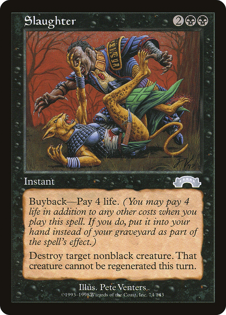 Slaughter — Exodus — Magic: The Gathering