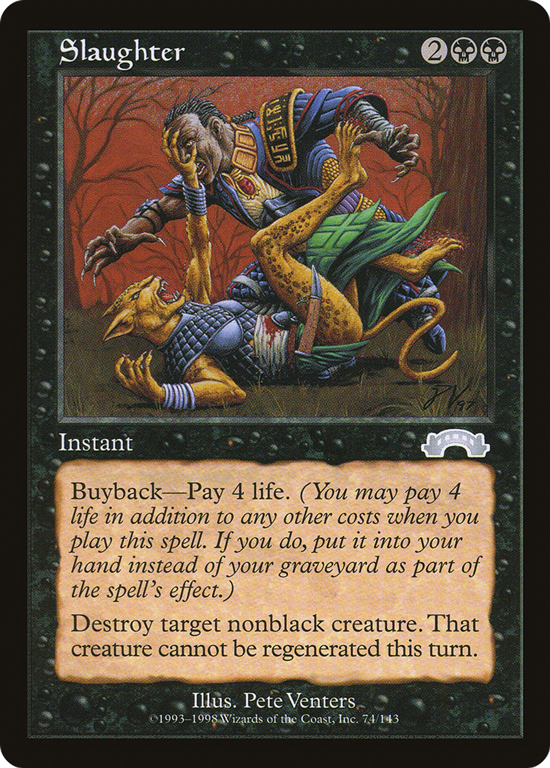 Slaughter — Exodus — Magic: The Gathering