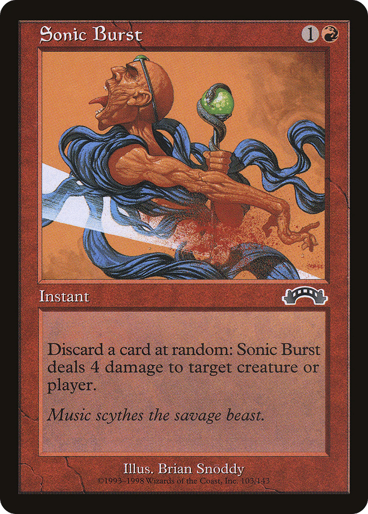 Sonic Burst — Exodus — Magic: The Gathering