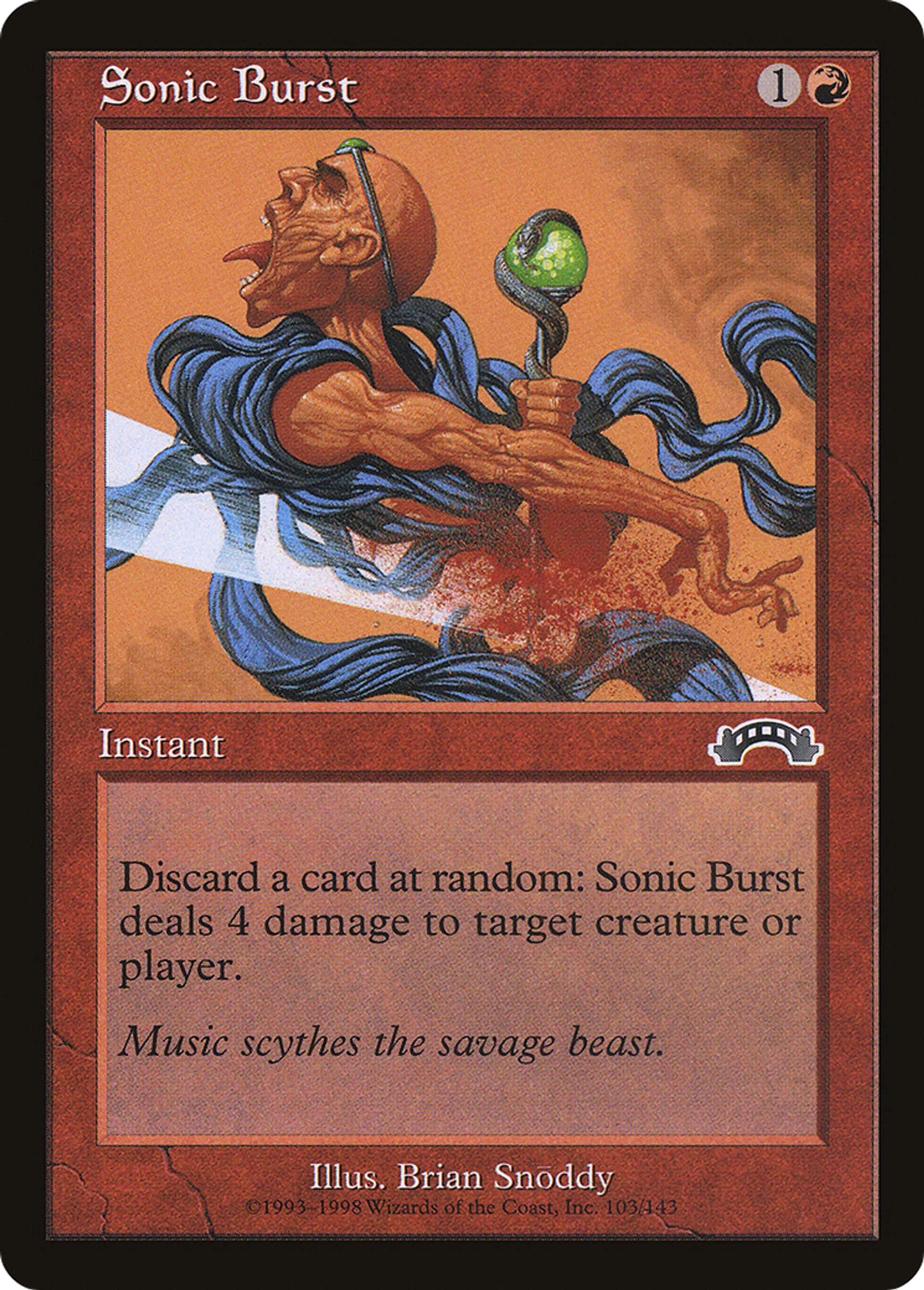 Sonic Burst — Exodus — Magic: The Gathering