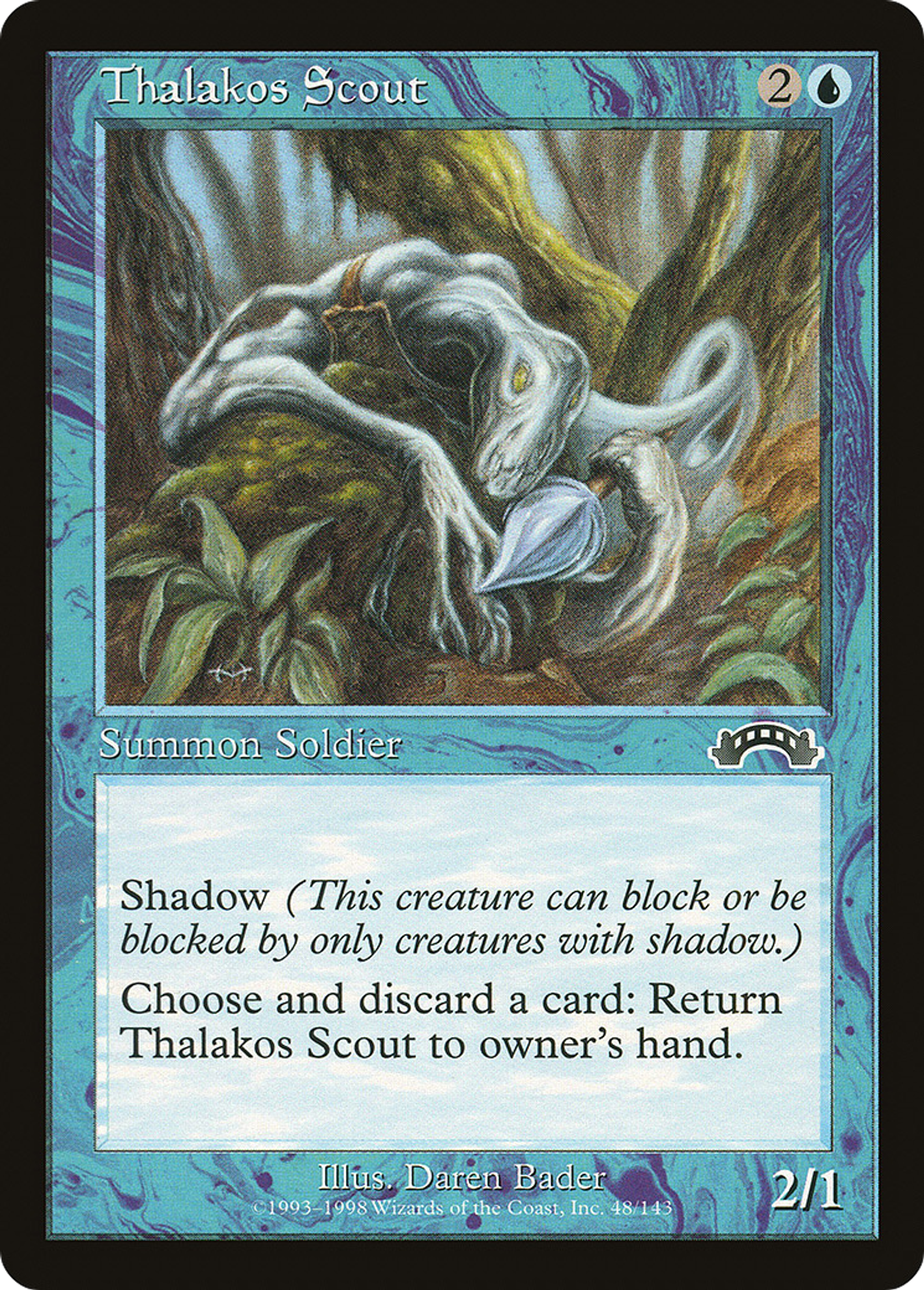 Thalakos Scout — Exodus — Magic: The Gathering