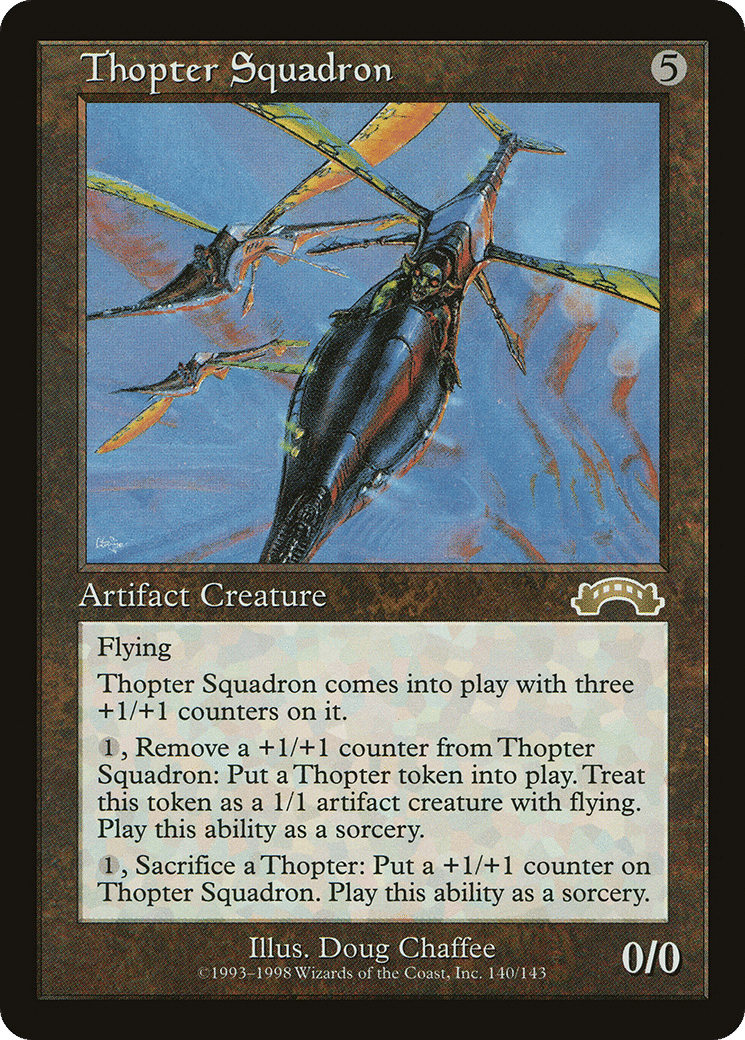 Thopter Squadron — Exodus — Magic: The Gathering