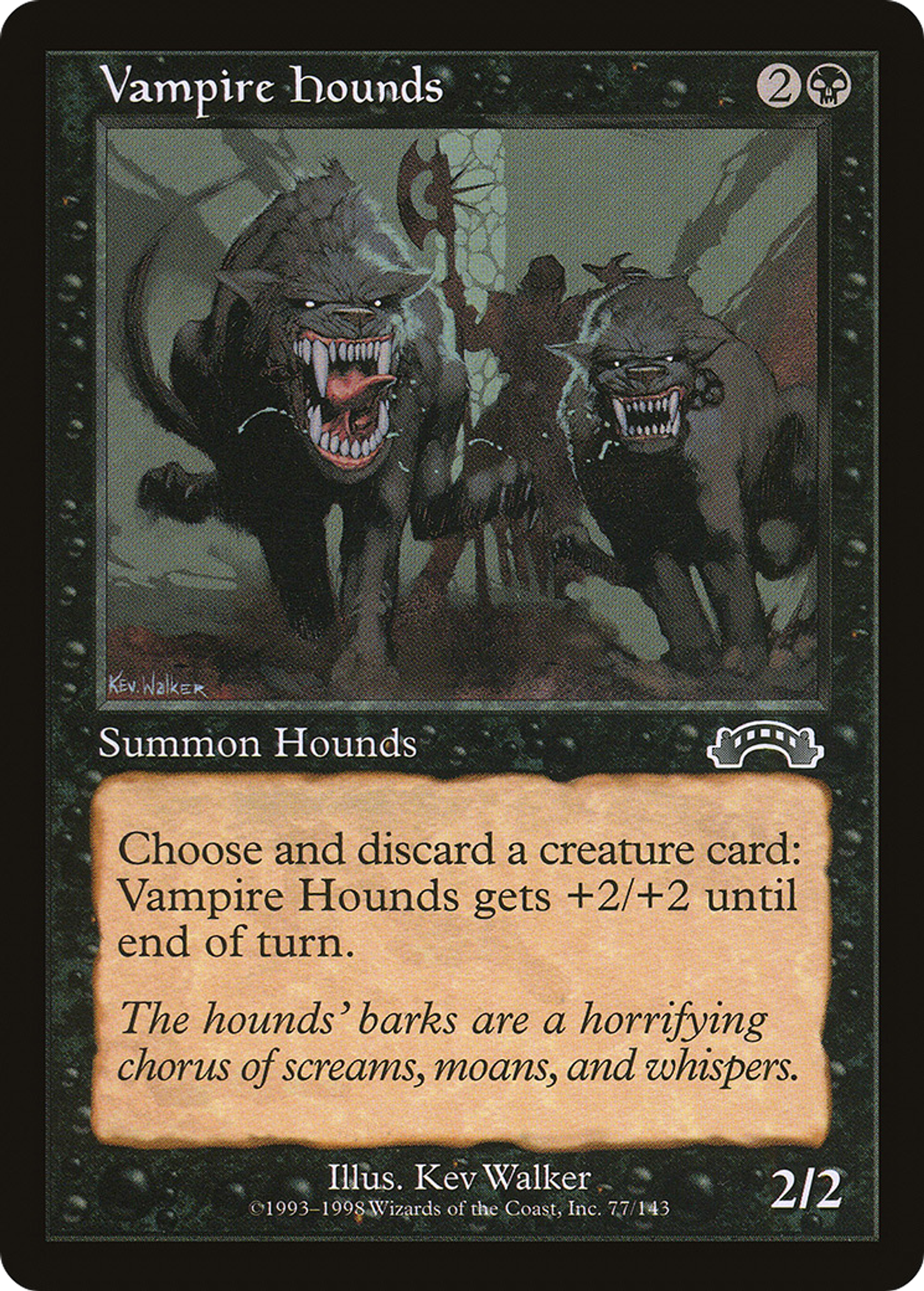 Chiens de chasse vampires — Exodus — Magic: The Gathering