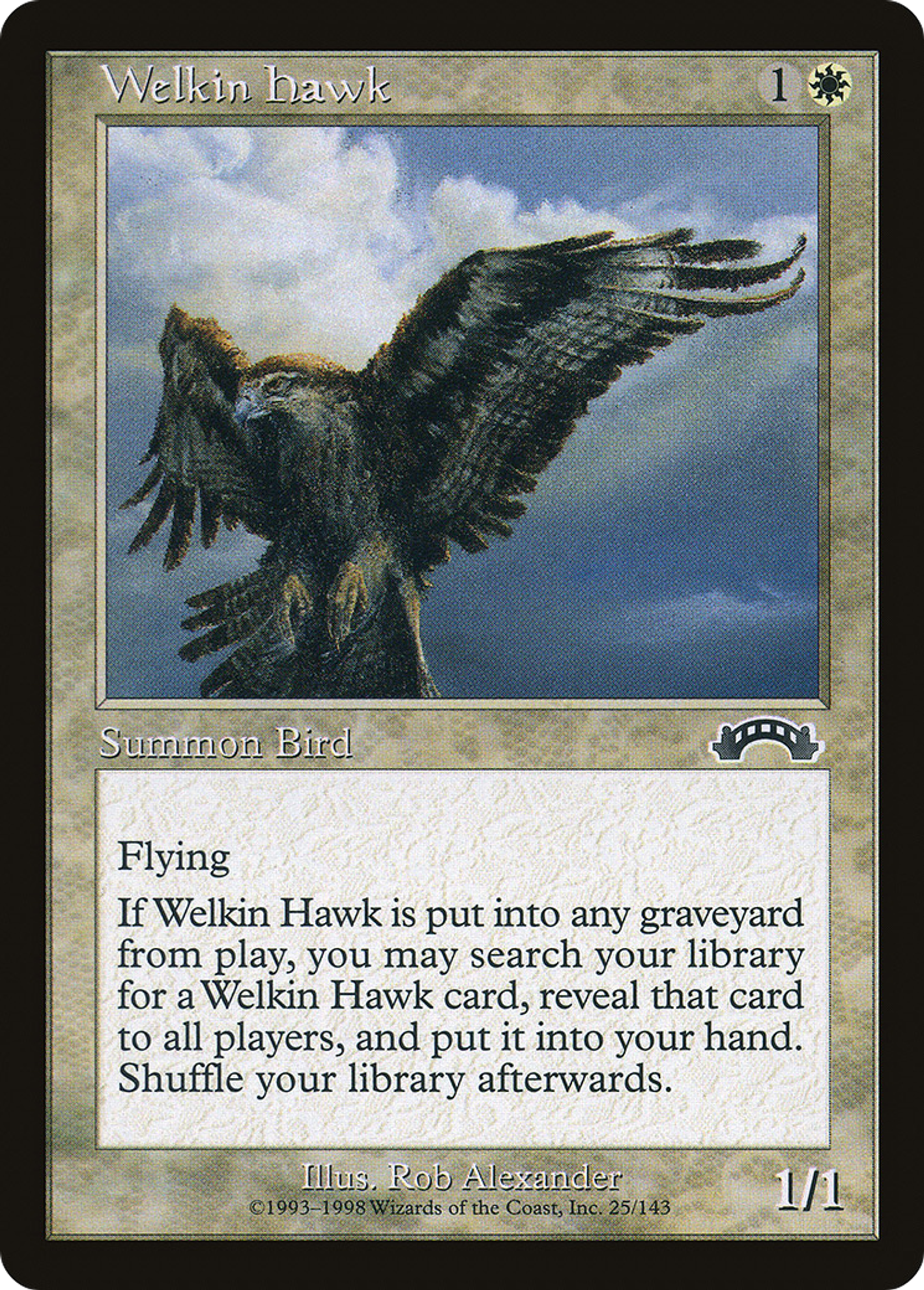 Welkin Hawk — Exodus — Magic: The Gathering