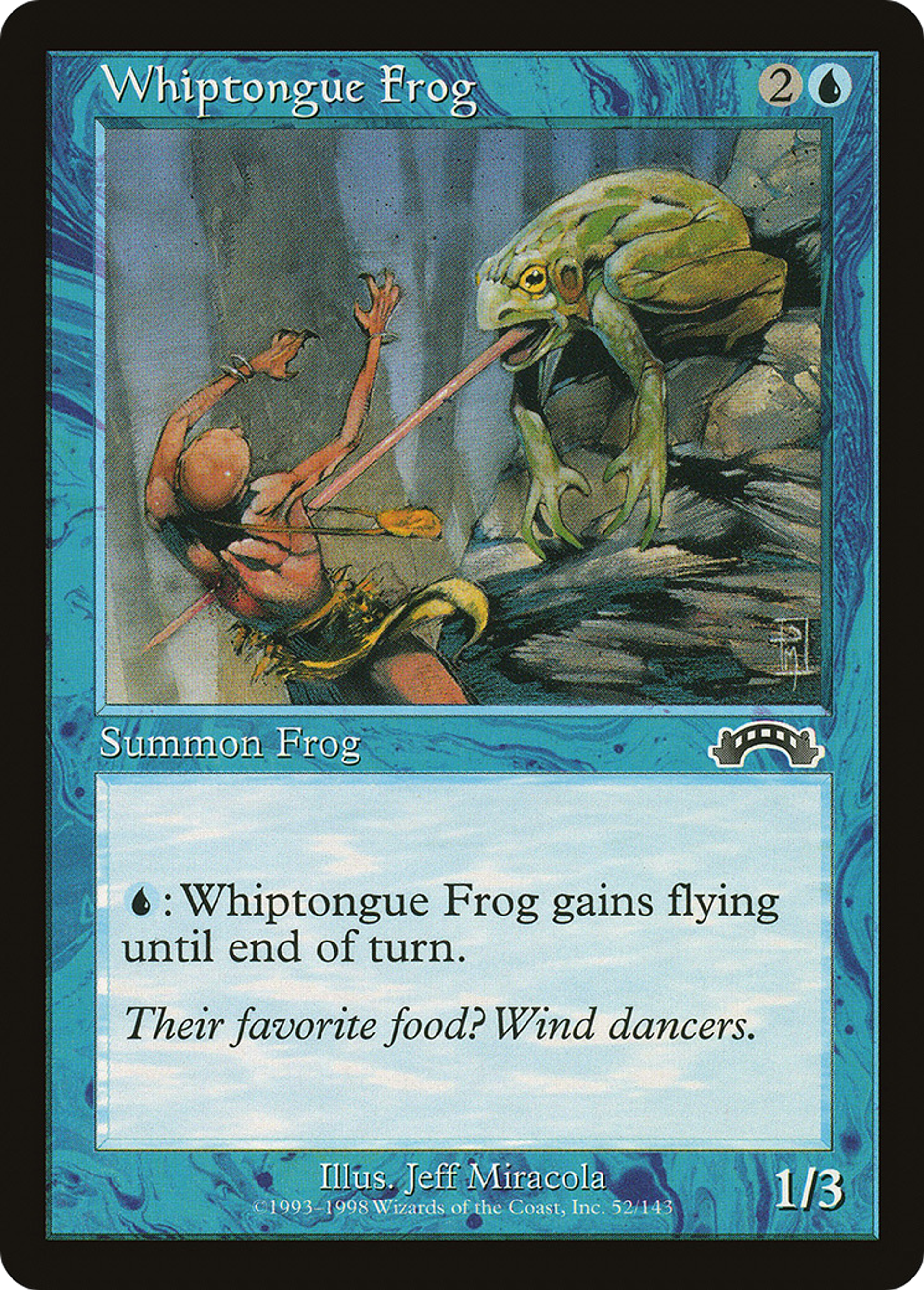 Grenouille à langue de fouet — Exodus — Magic: The Gathering