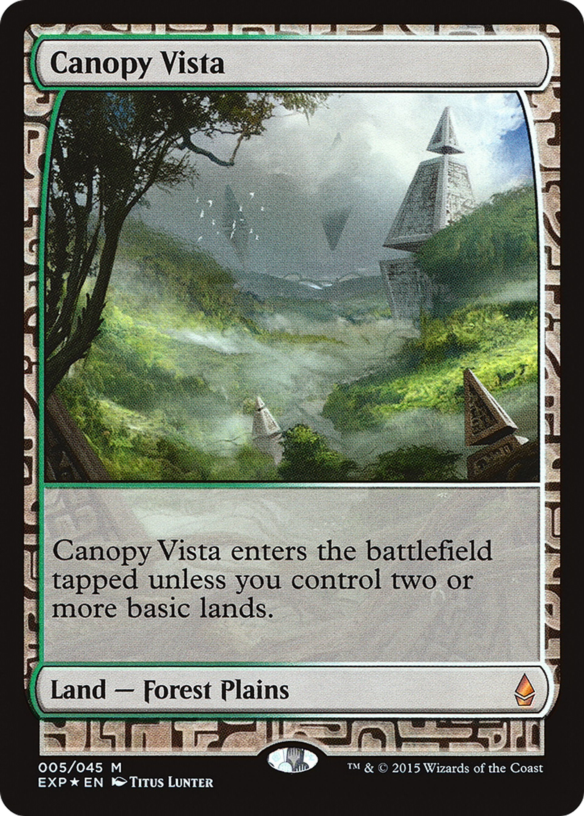 Canopy Vista — Zendikar Expeditions — Magic: The Gathering