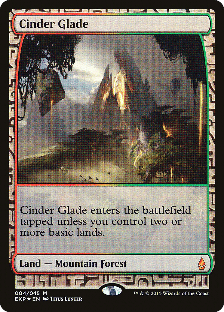 Cinder Glade — Zendikar Expeditions — Magic: The Gathering