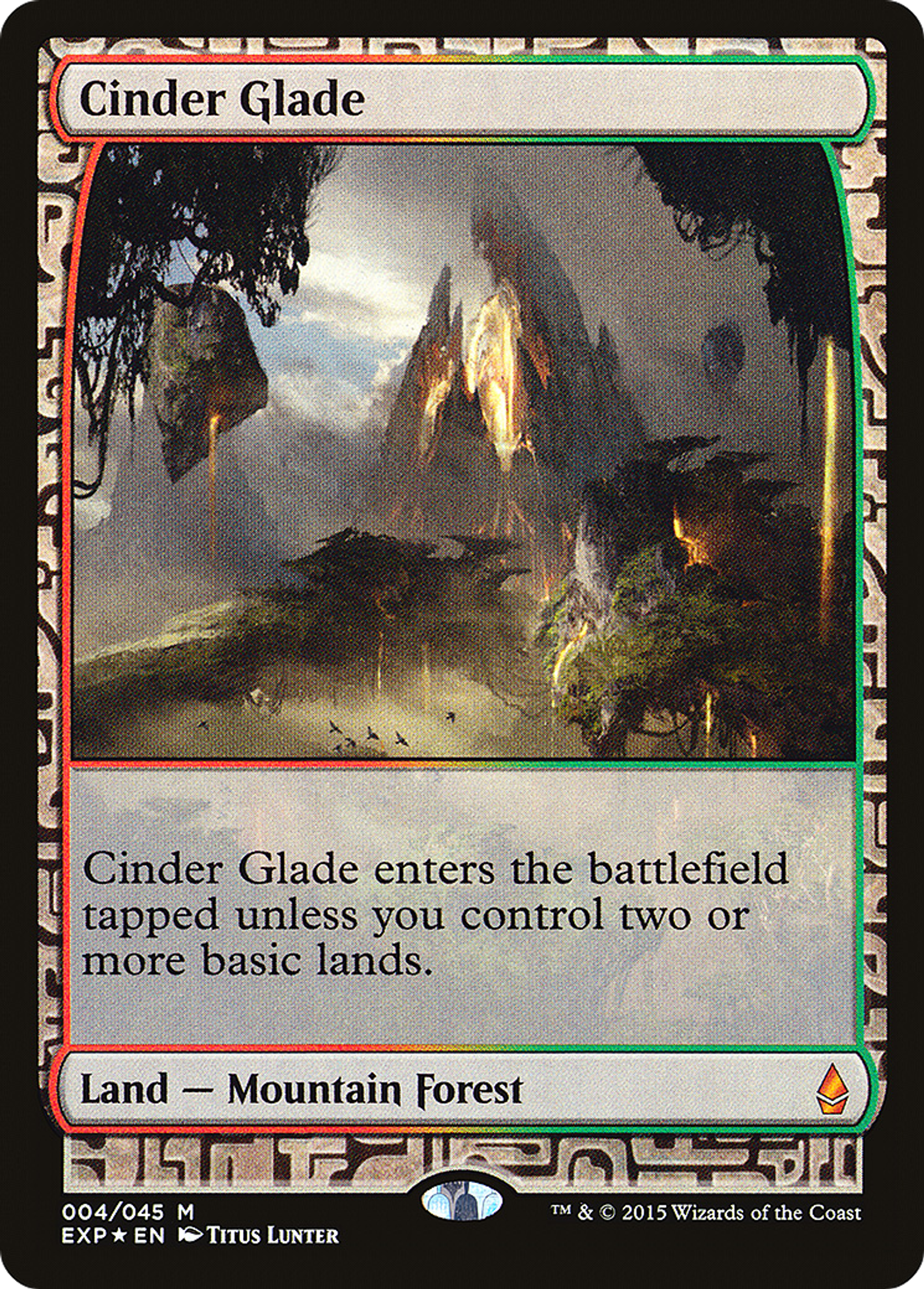Cinder Glade — Zendikar Expeditions — Magic: The Gathering