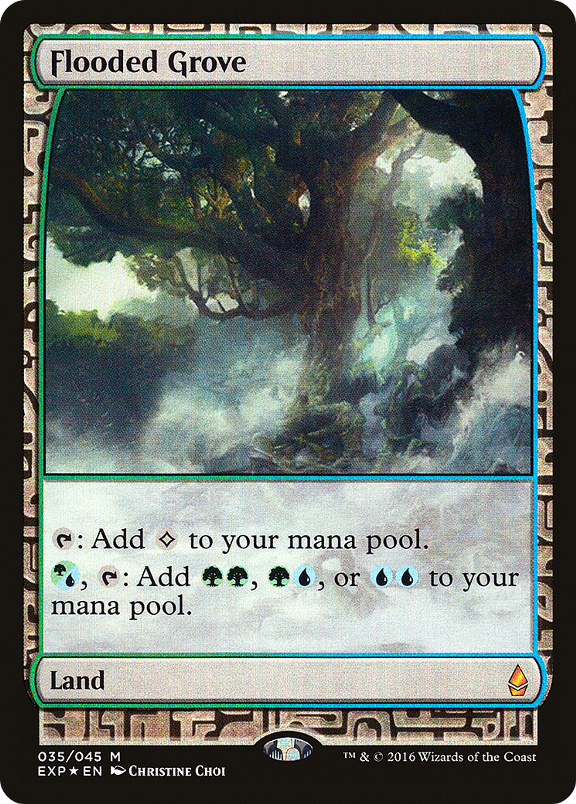 Flooded Grove — Zendikar Expeditions — Magic: The Gathering