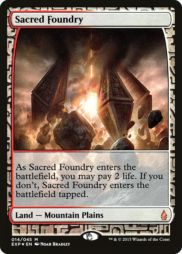 Sacred Foundry — Zendikar Expeditions — Magic: The Gathering