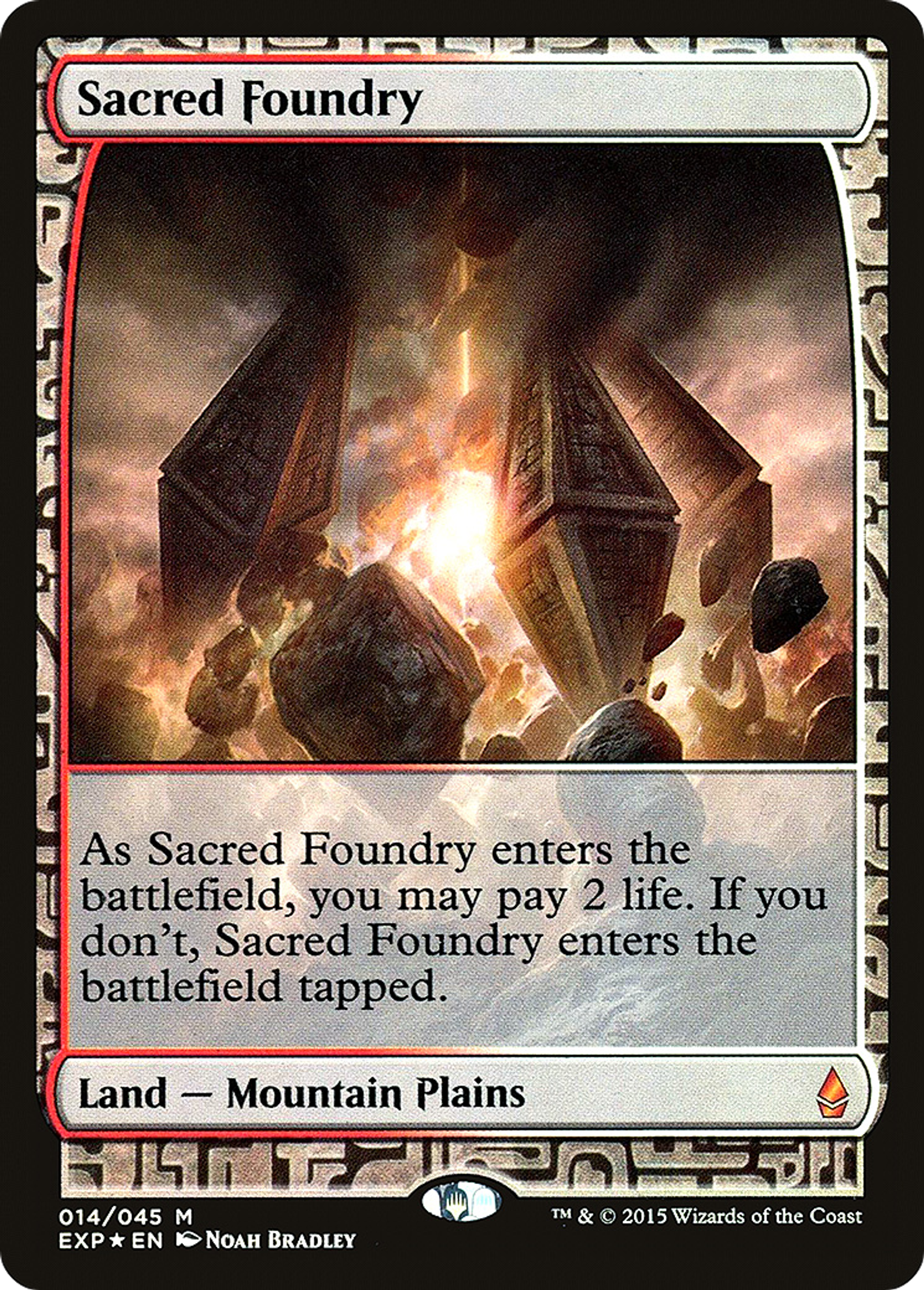 Sacred Foundry — Zendikar Expeditions — Magic: The Gathering