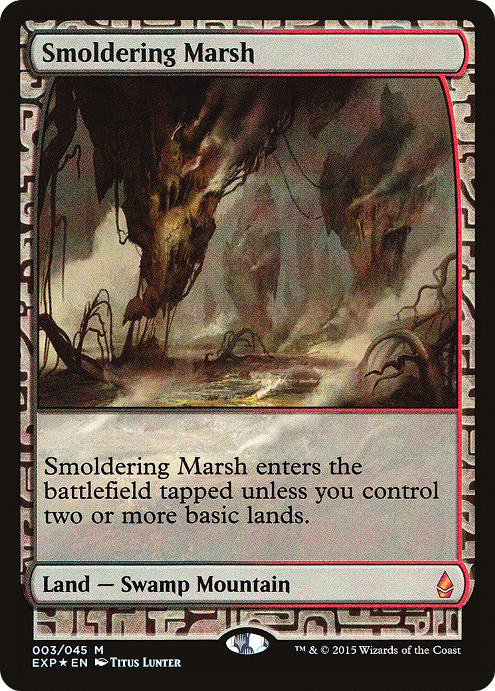 Smoldering Marsh — Zendikar Expeditions — Magic: The Gathering
