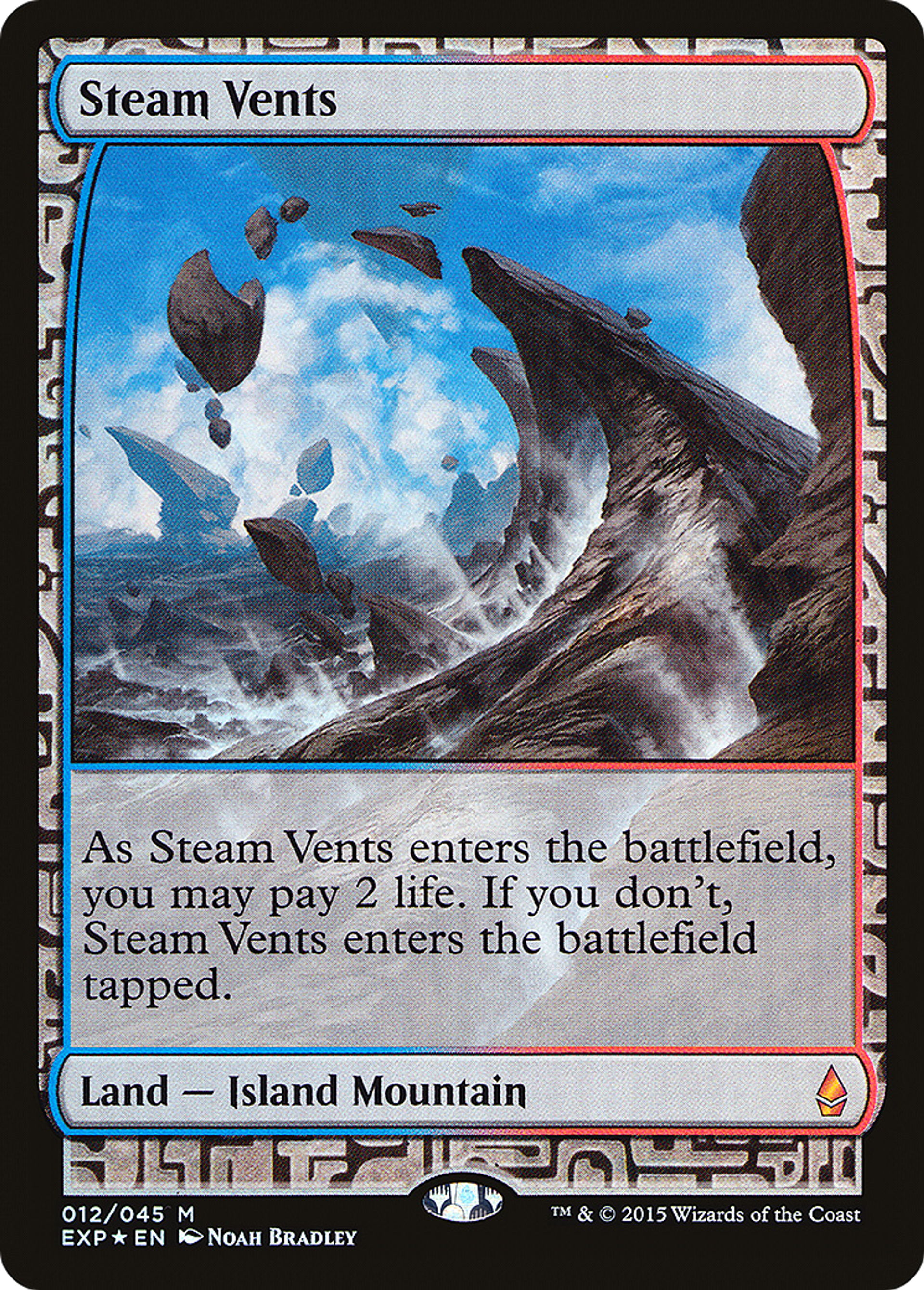 Steam Vents — Zendikar Expeditions — Magic: The Gathering