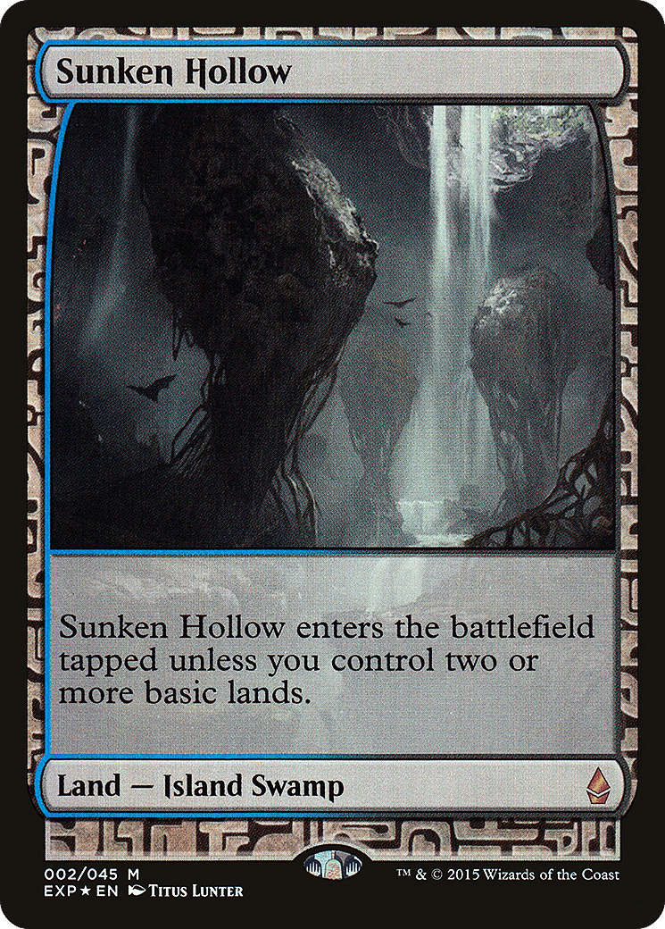 Sunken Hollow — Zendikar Expeditions — Magic: The Gathering