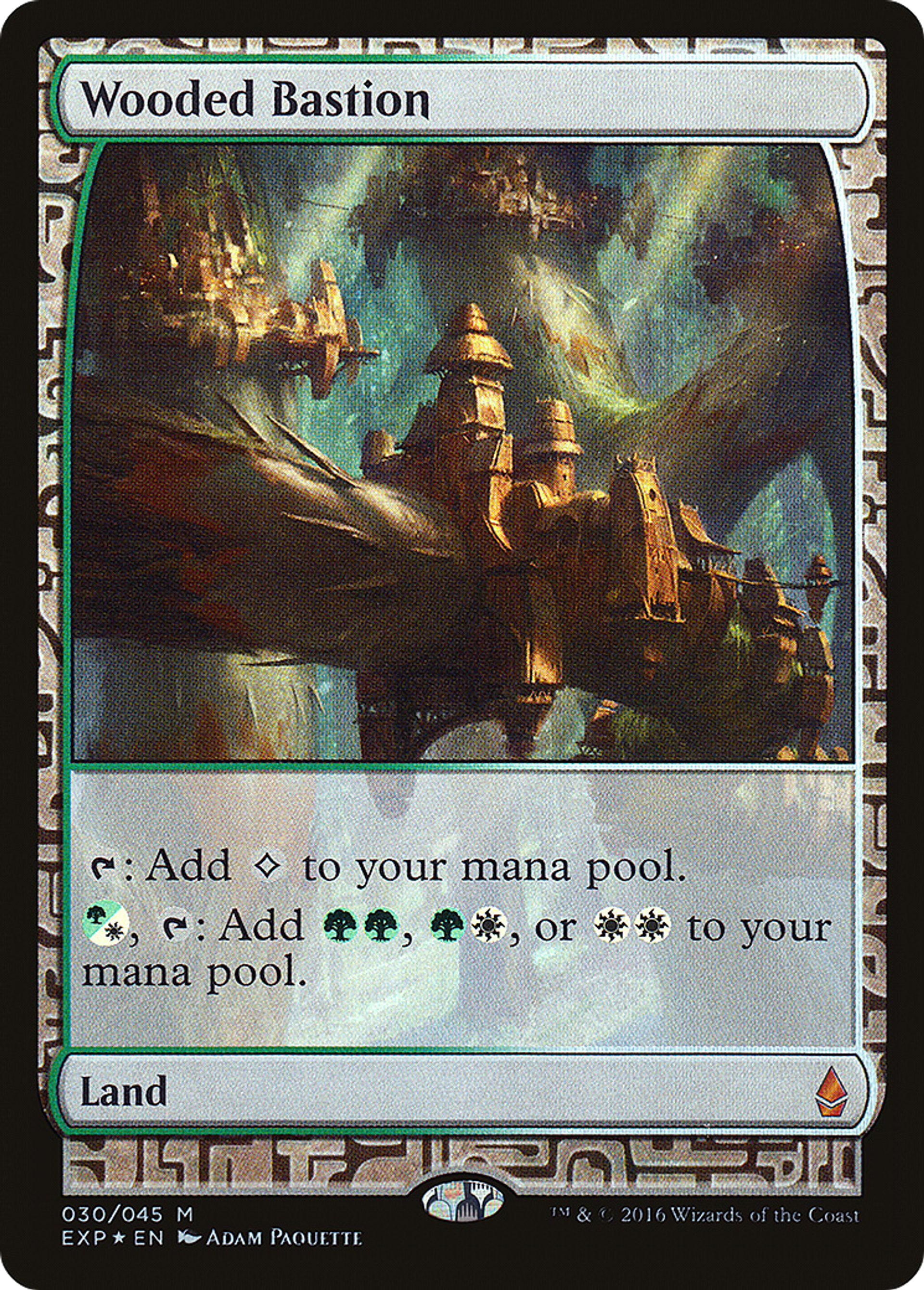 Wooded Bastion — Zendikar Expeditions — Magic: The Gathering