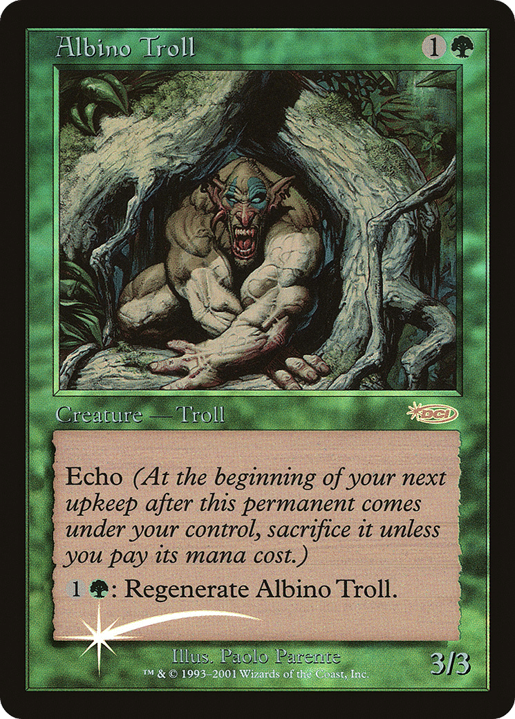 Albino Troll — Friday Night Magic 2002 — Magic: The Gathering