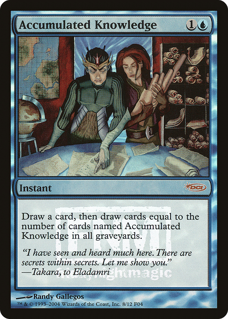 Accumulated Knowledge — Friday Night Magic 2004 — Magic: The Gathering