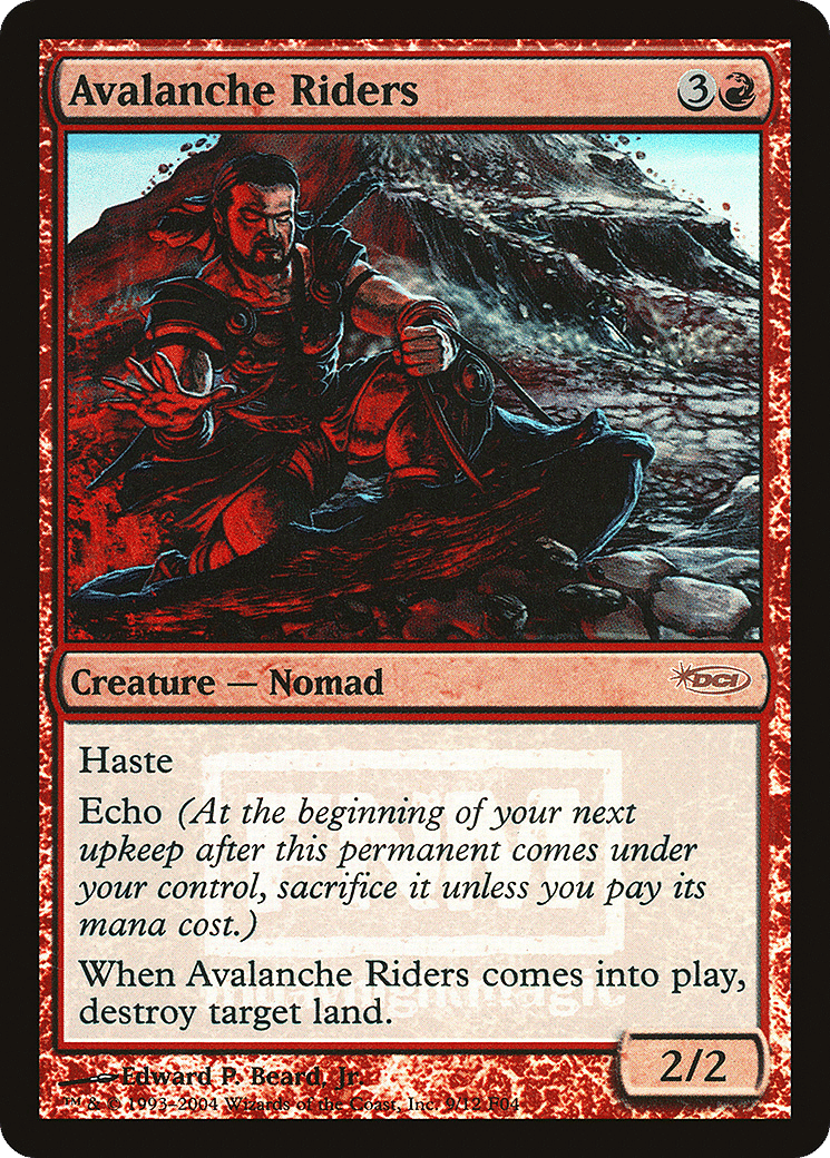 Avalanche Riders — Friday Night Magic 2004 — Magic: The Gathering