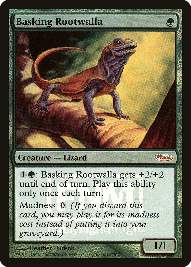Basking Rootwalla — Friday Night Magic 2007 — Magic: The Gathering