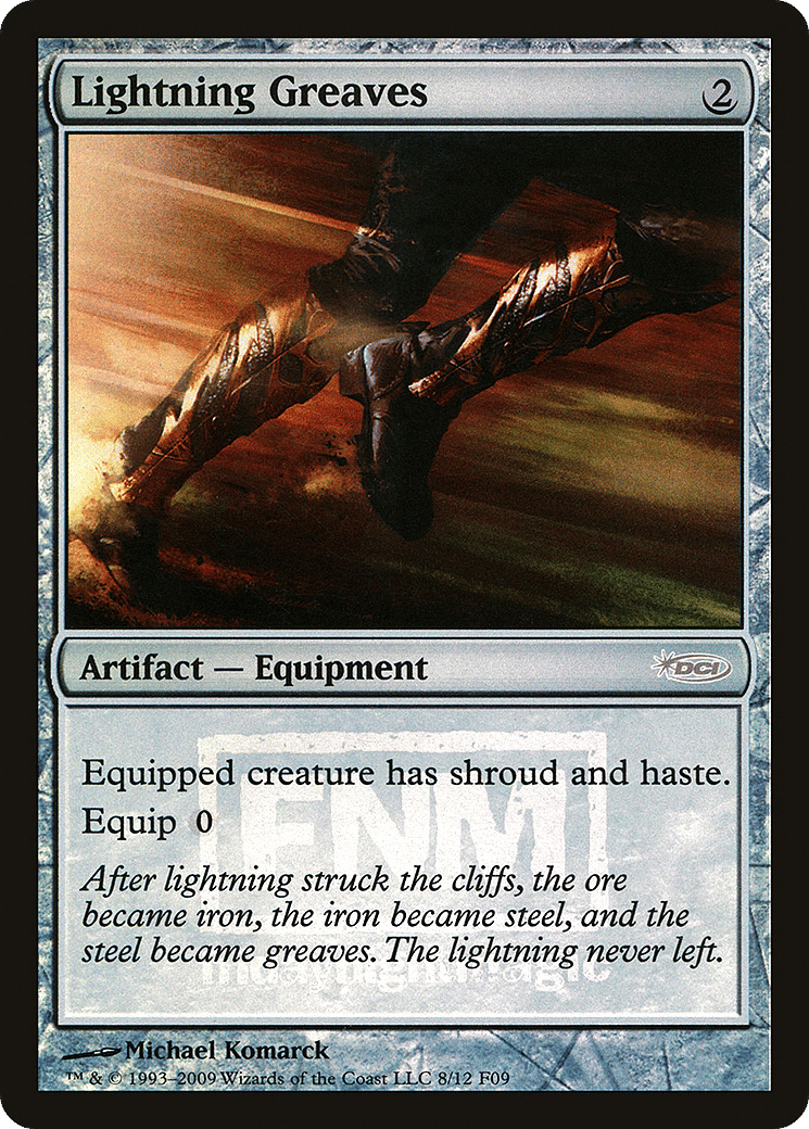 Lightning Greaves — Friday Night Magic 2009 — Magic: The Gathering