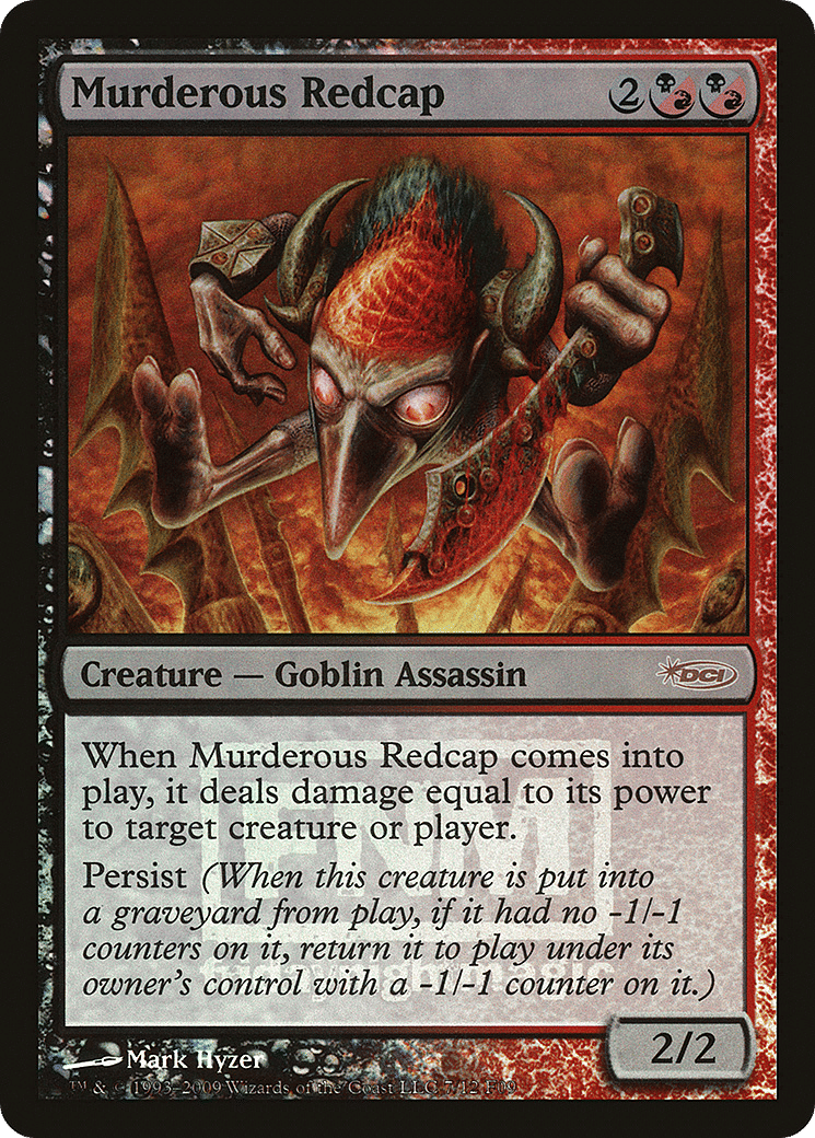 Murderous Redcap — Friday Night Magic 2009 — Magic: The Gathering