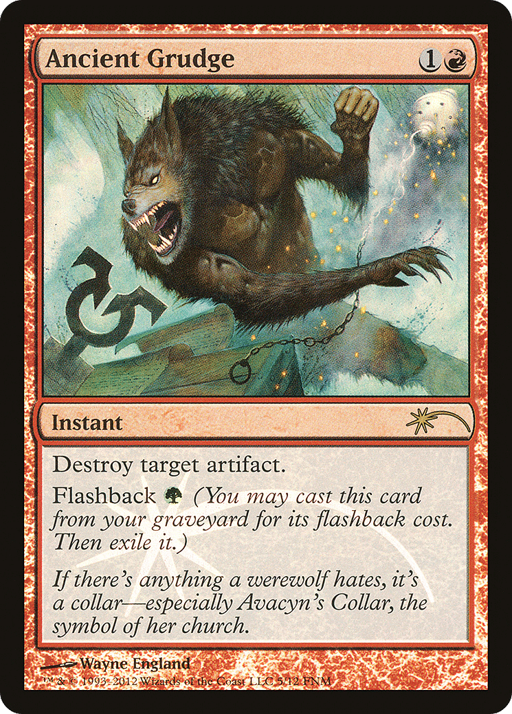 Ancient Grudge — Friday Night Magic 2012 — Magic: The Gathering