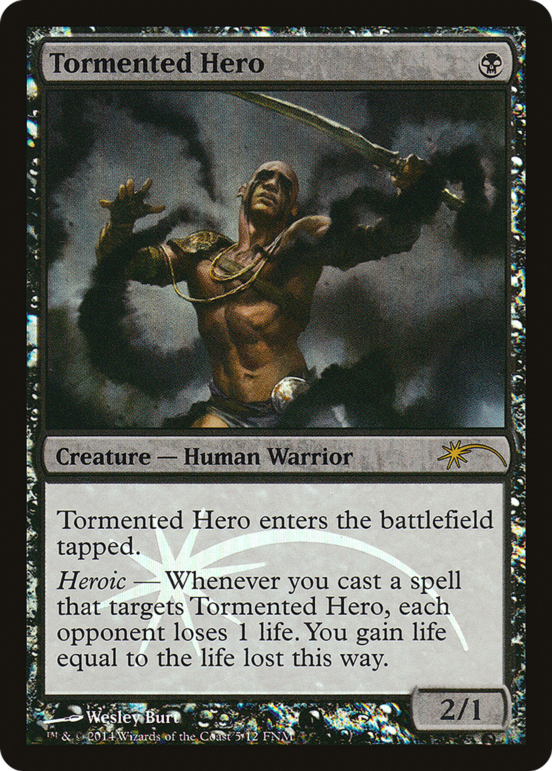 Héros tourmenté — Friday Night Magic 2014 — Magic: The Gathering