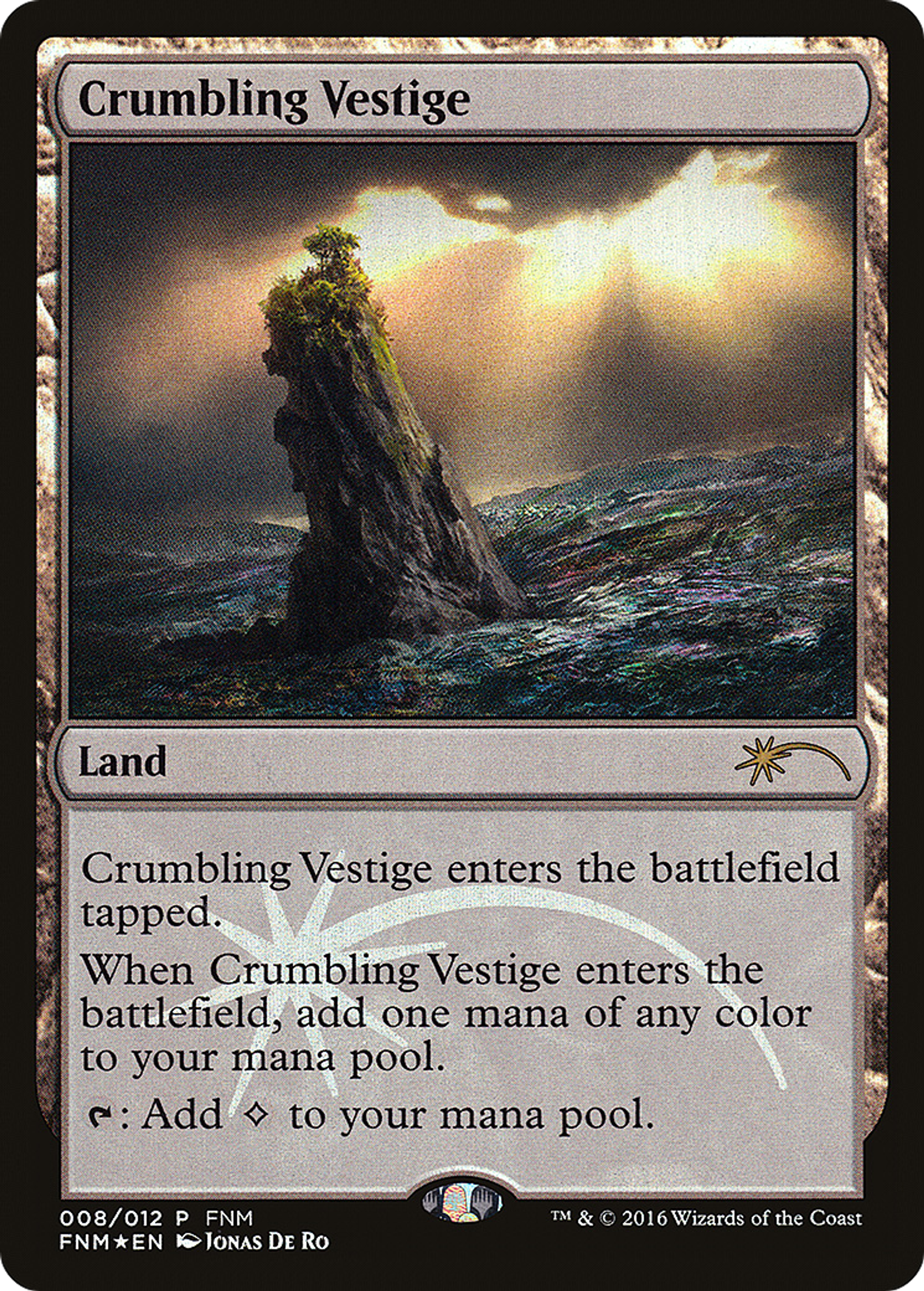 Crumbling Vestige — Friday Night Magic 2016 — Magic: The Gathering